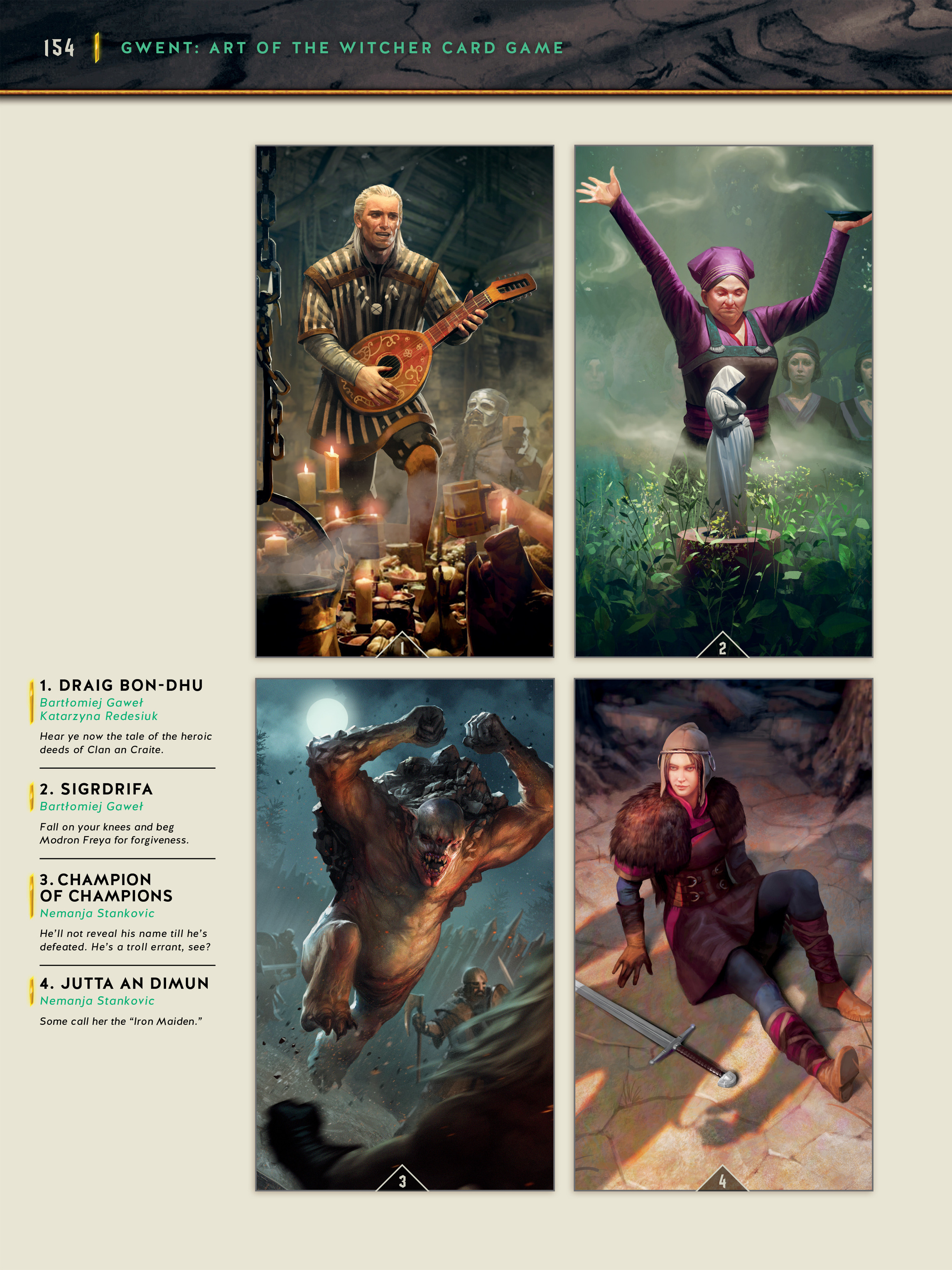 Read online Gwent: Art of the Witcher Card Game comic -  Issue # TPB (Part 2) - 40