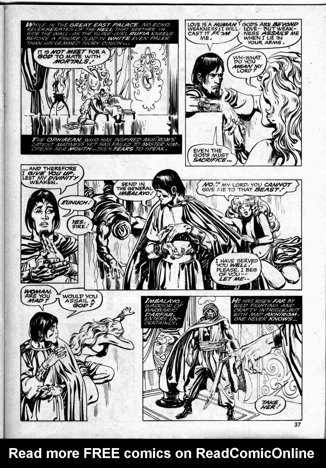 Read online The Savage Sword Of Conan comic -  Issue #36 - 37