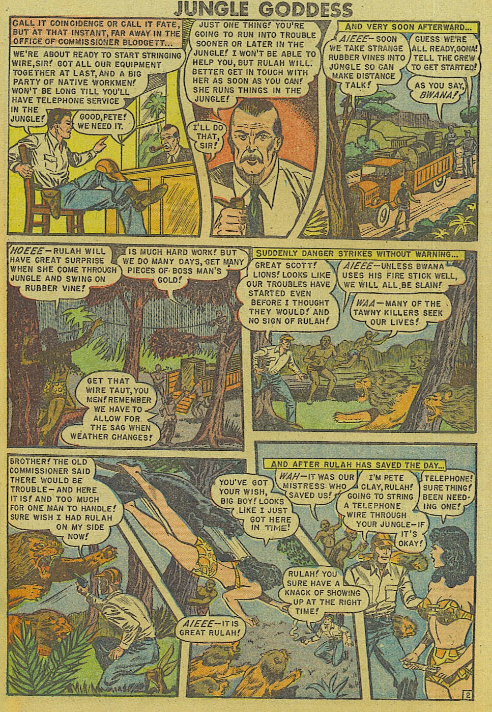 Read online Rulah - Jungle Goddess comic -  Issue #26 - 12