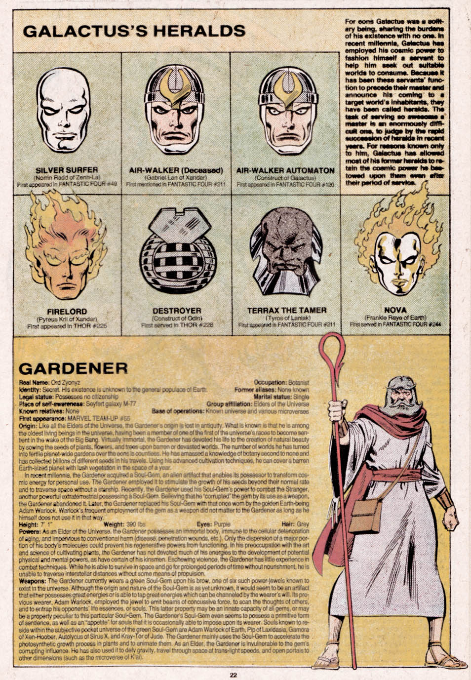 Read online The Official Handbook of the Marvel Universe comic -  Issue #4 - 23
