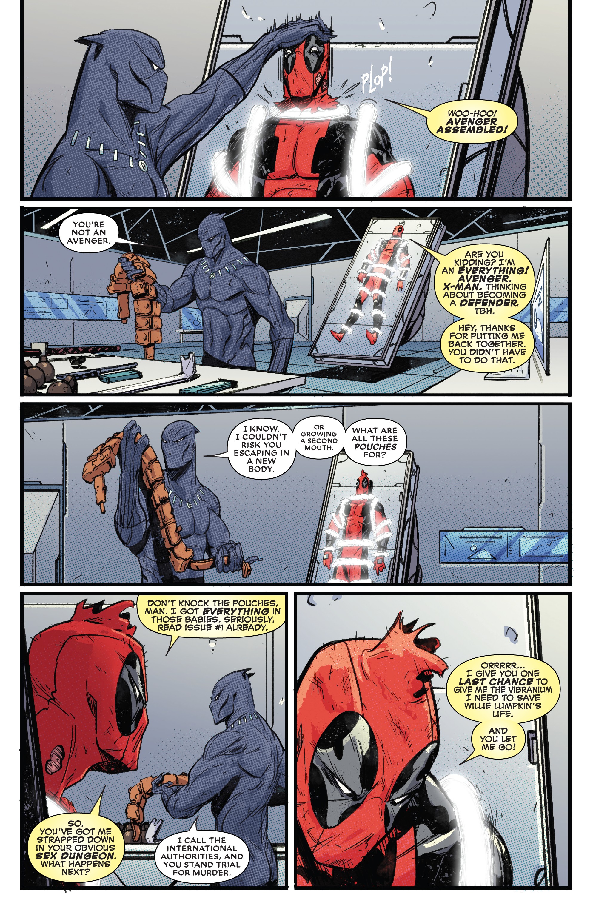 Read online Black Panther vs Deadpool comic -  Issue #4 - 7