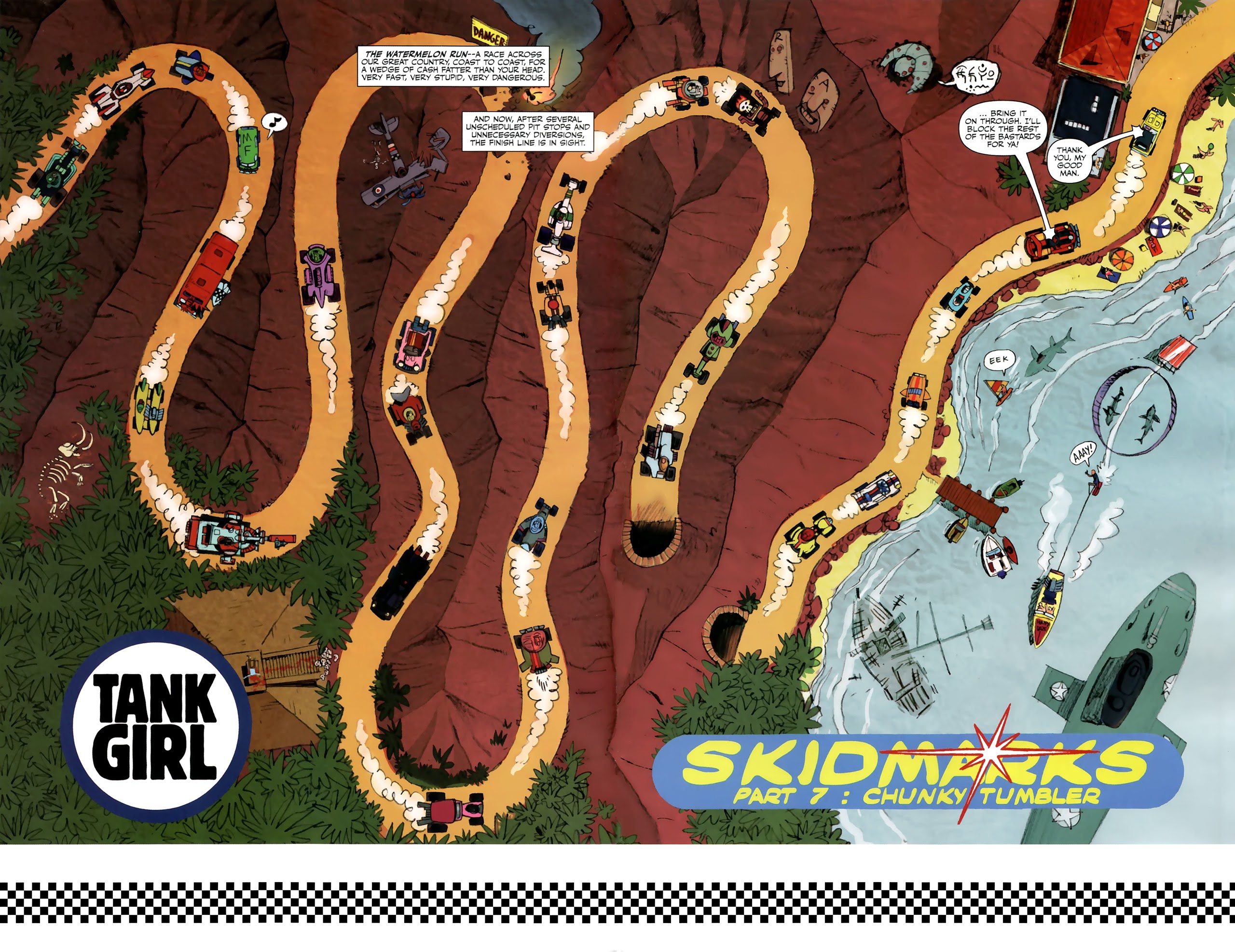 Read online Tank Girl: Skidmarks comic -  Issue #3 - 4
