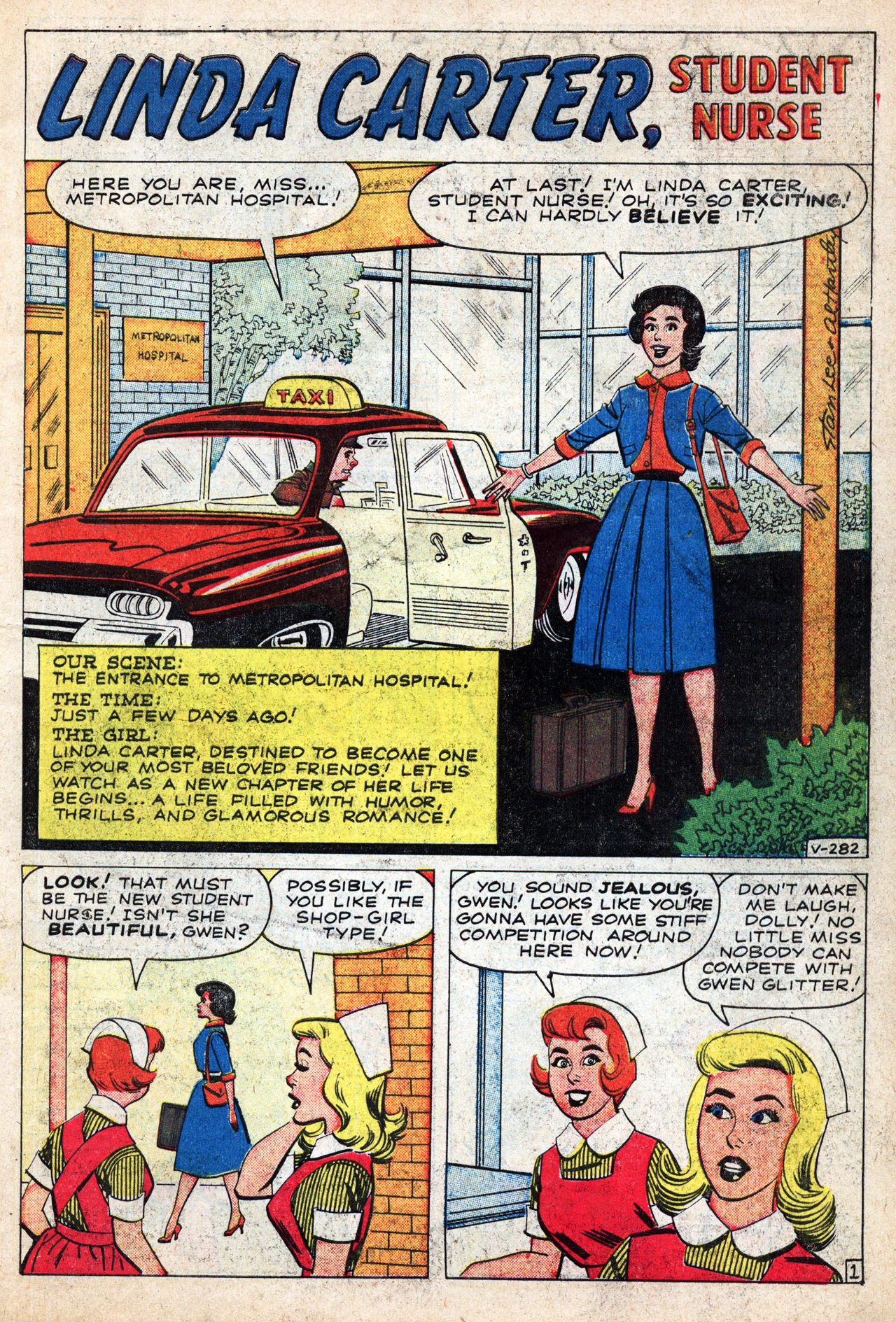 Read online Linda Carter, Student Nurse comic -  Issue #1 - 3