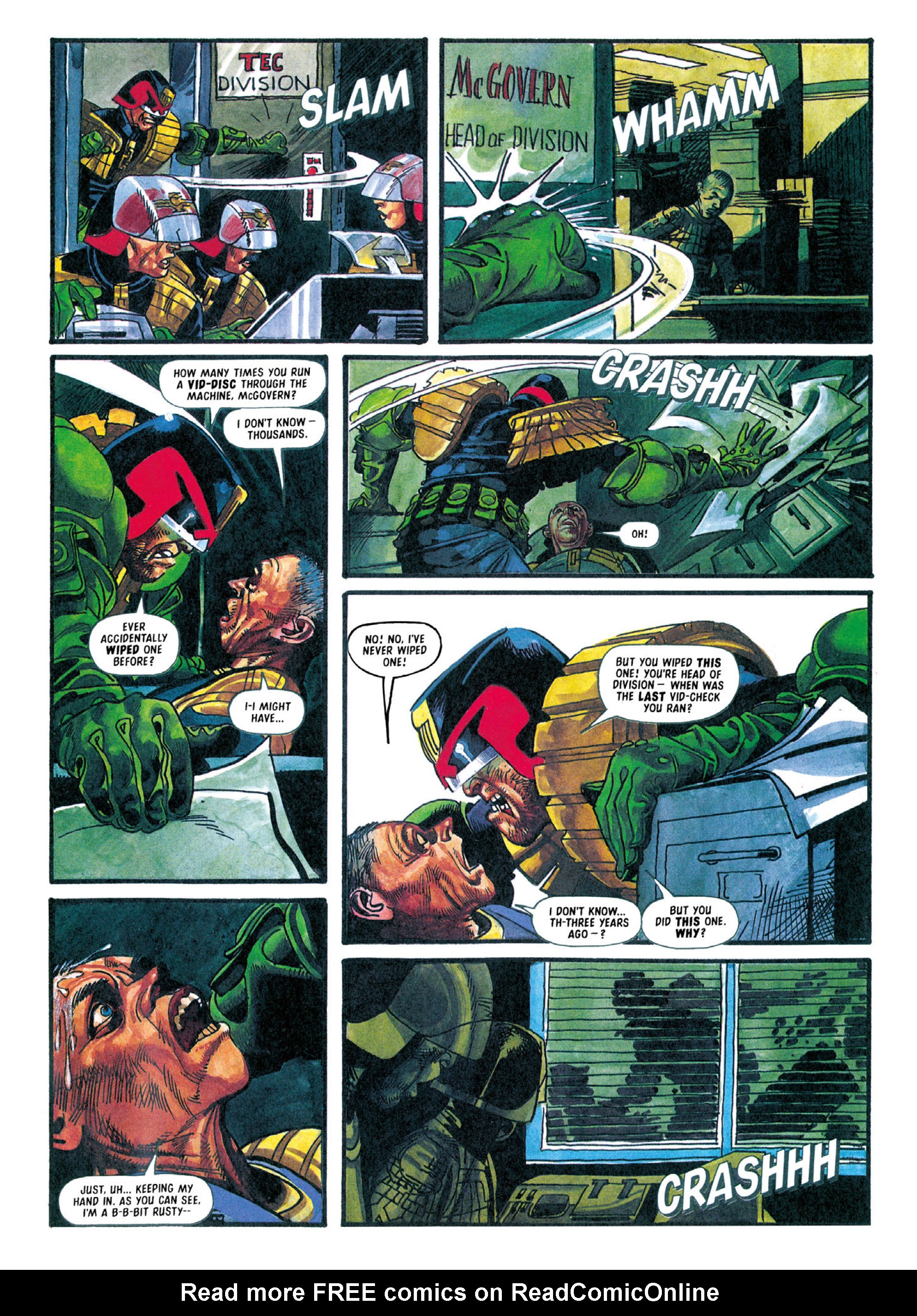 Read online Judge Dredd: The Complete Case Files comic -  Issue # TPB 28 - 208