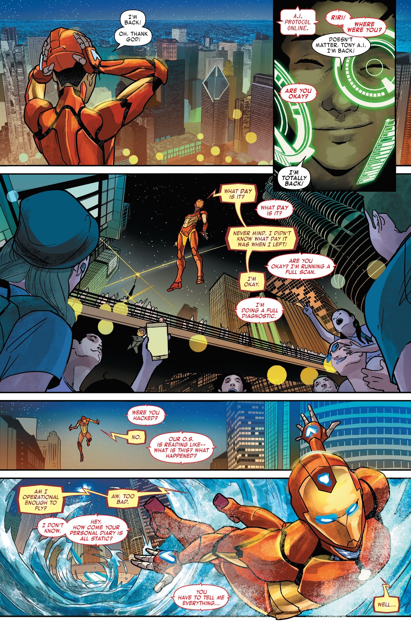Read online Generations: Ironman & Ironheart comic -  Issue # Full - 25