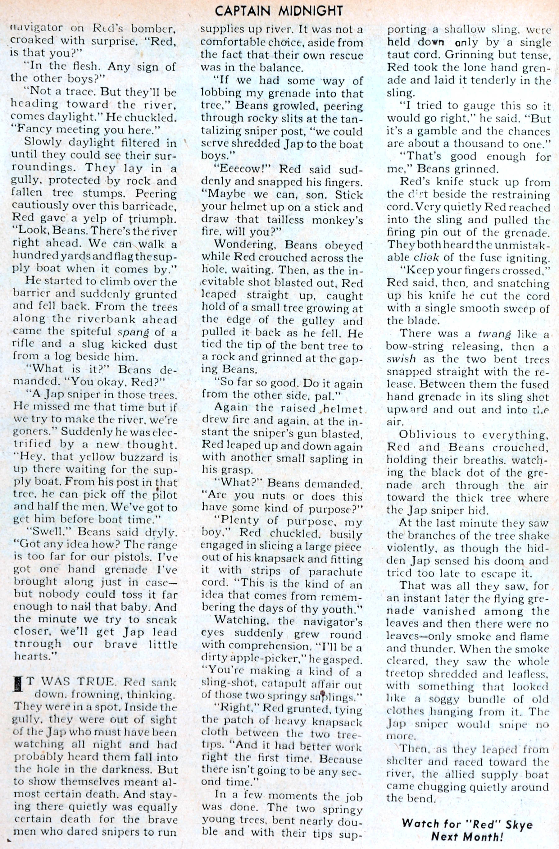 Read online Captain Midnight (1942) comic -  Issue #25 - 24