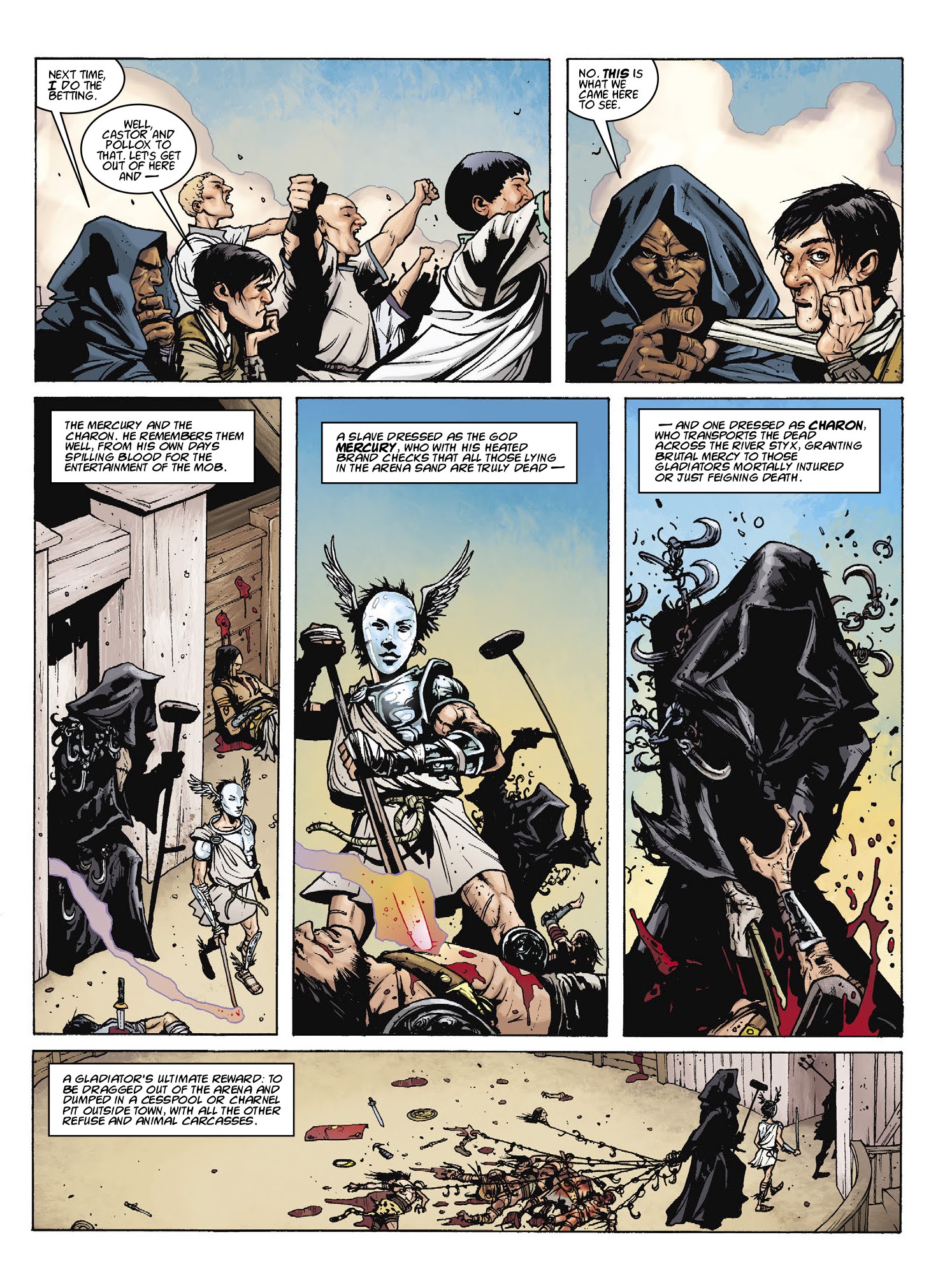 Read online Aquila: The Burning Fields comic -  Issue # TPB - 20