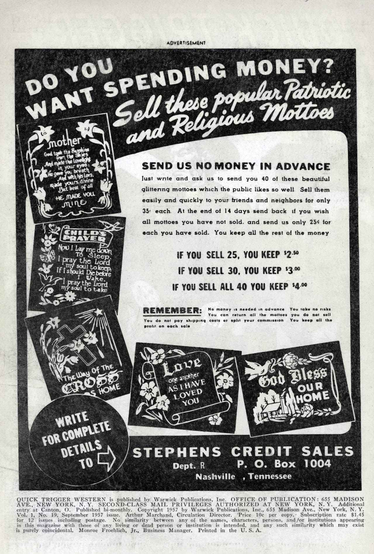 Read online Quick-Trigger Western comic -  Issue #19 - 2