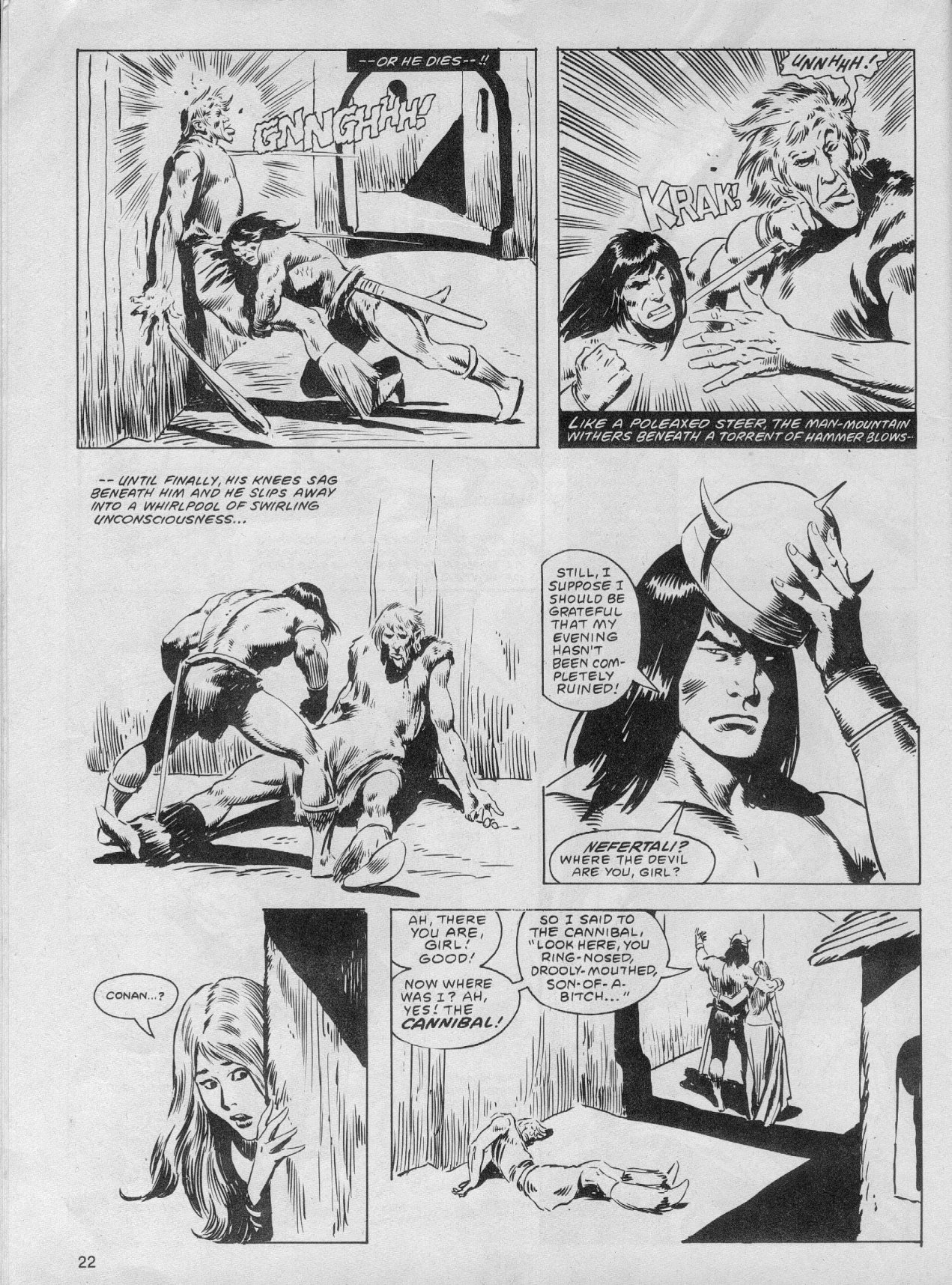 Read online The Savage Sword Of Conan comic -  Issue #61 - 22