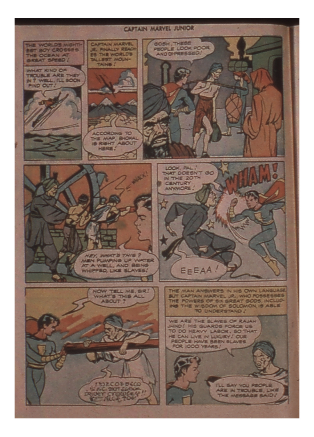 Read online Captain Marvel, Jr. comic -  Issue #55 - 6