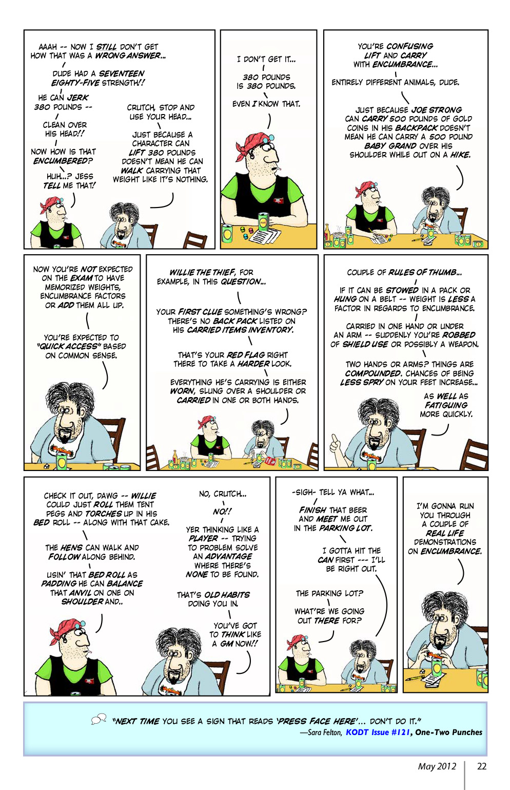 Read online Knights of the Dinner Table comic -  Issue #187 - 24