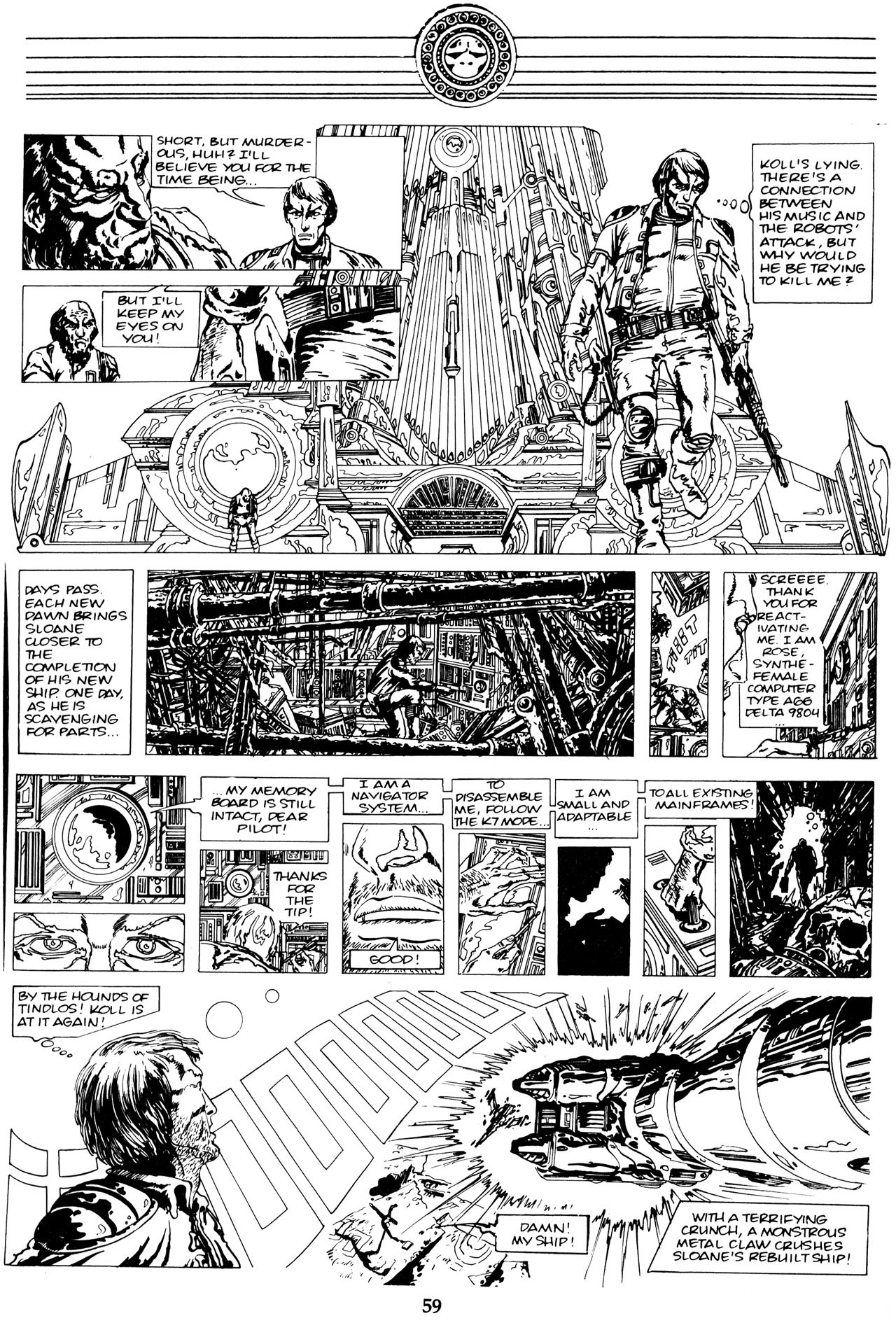 Read online Cheval Noir comic -  Issue #3 - 61