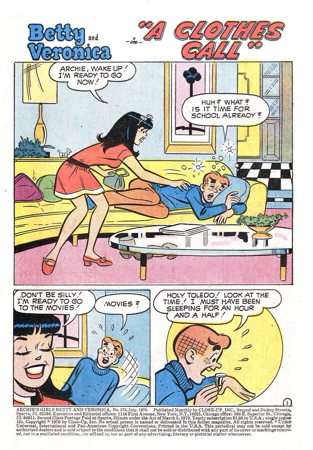 Read online Archie's Girls Betty and Veronica comic -  Issue #175 - 3