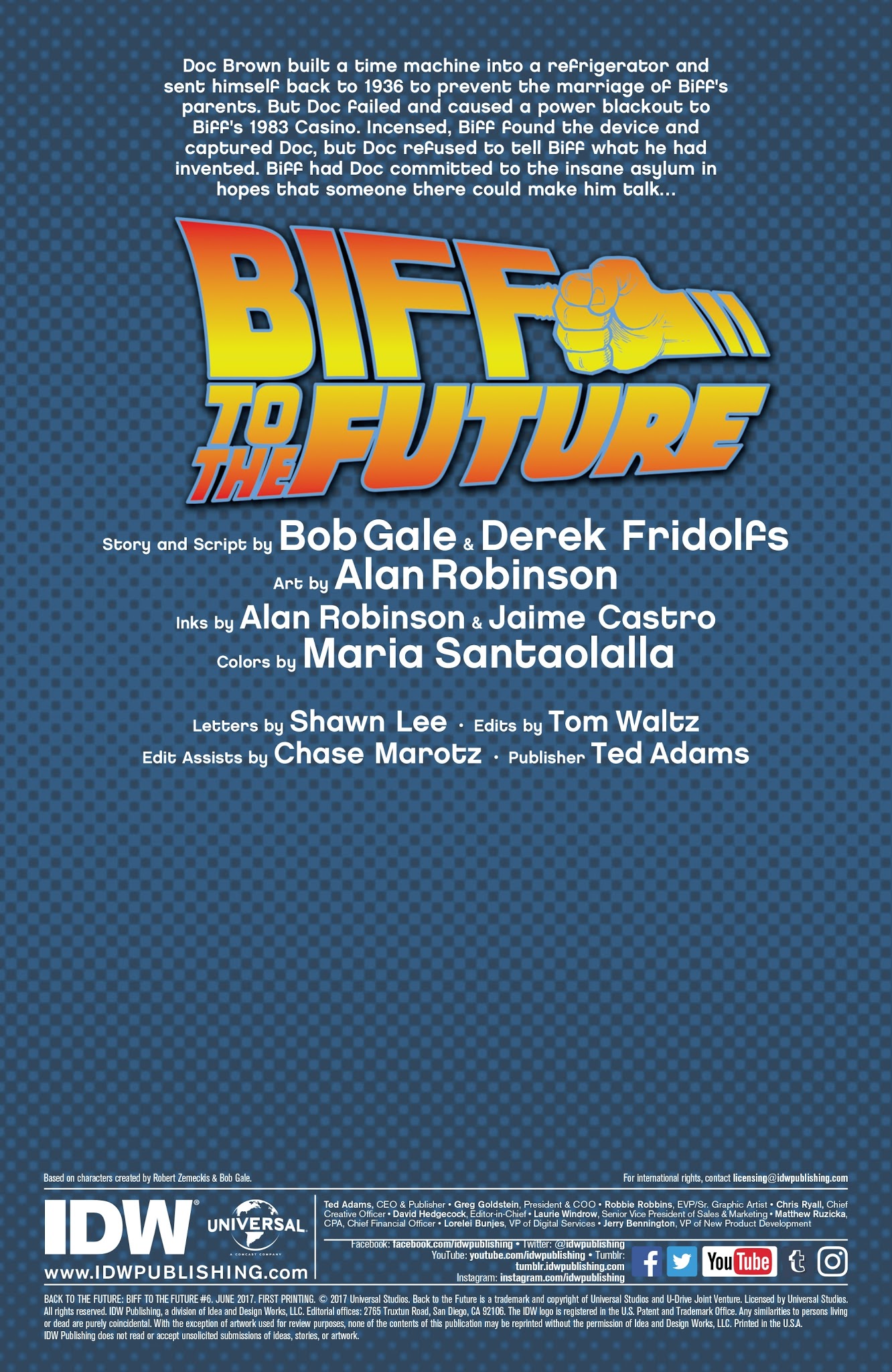 Read online Back to the Future: Biff to the Future comic -  Issue #6 - 2