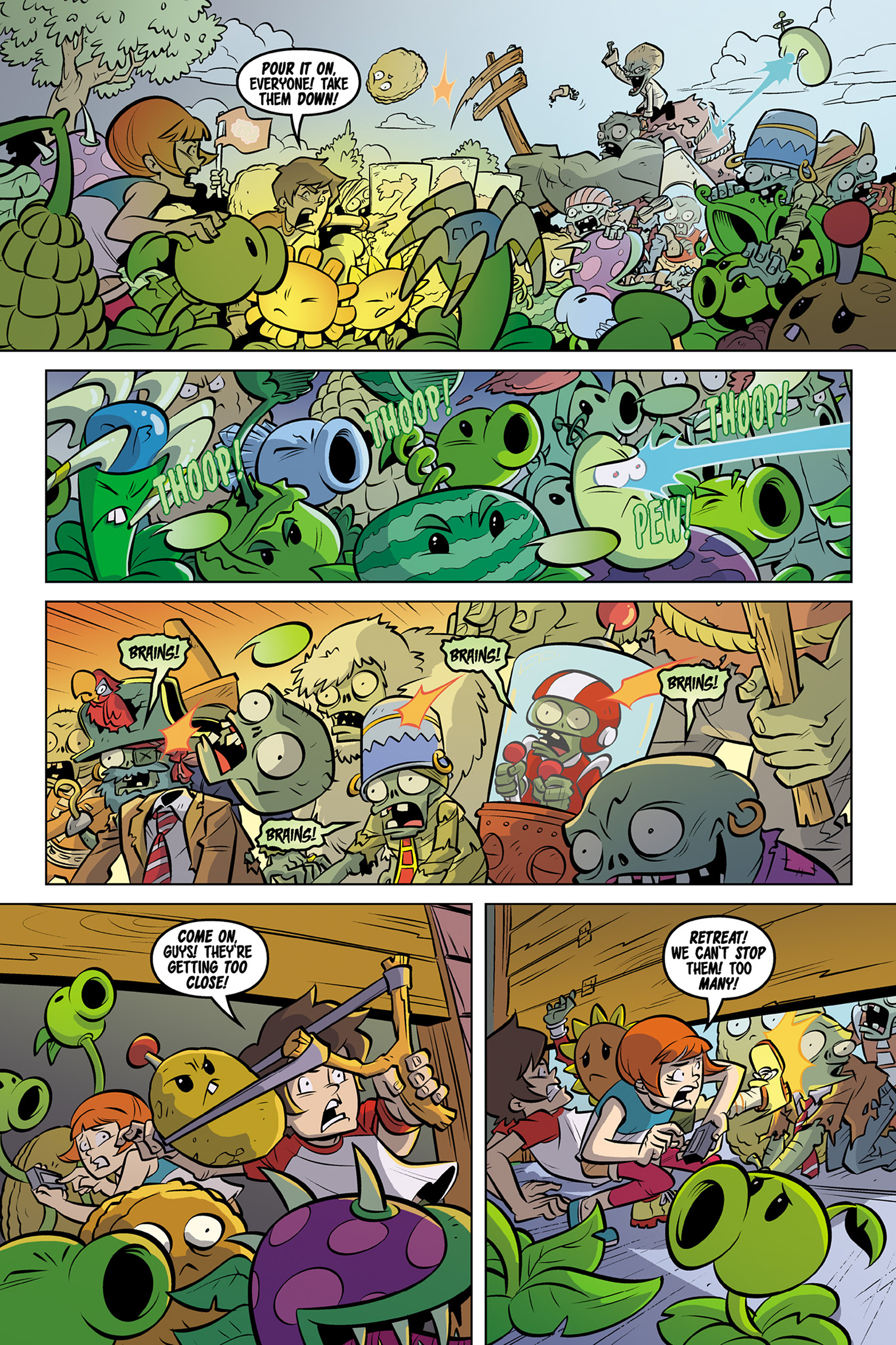 Read online Plants vs. Zombies: Timepocalypse comic -  Issue #6 - 8