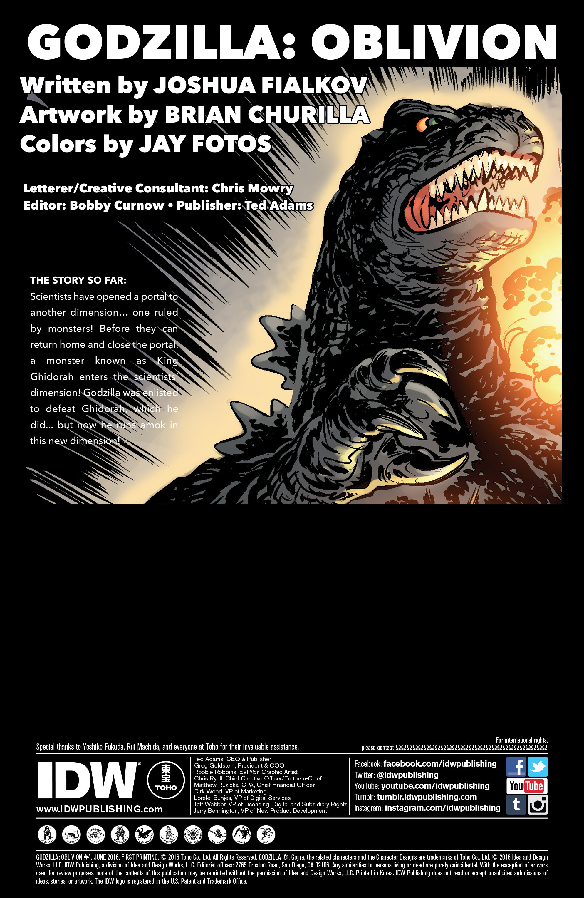 Read online Godzilla: Oblivion comic -  Issue #4 - 2