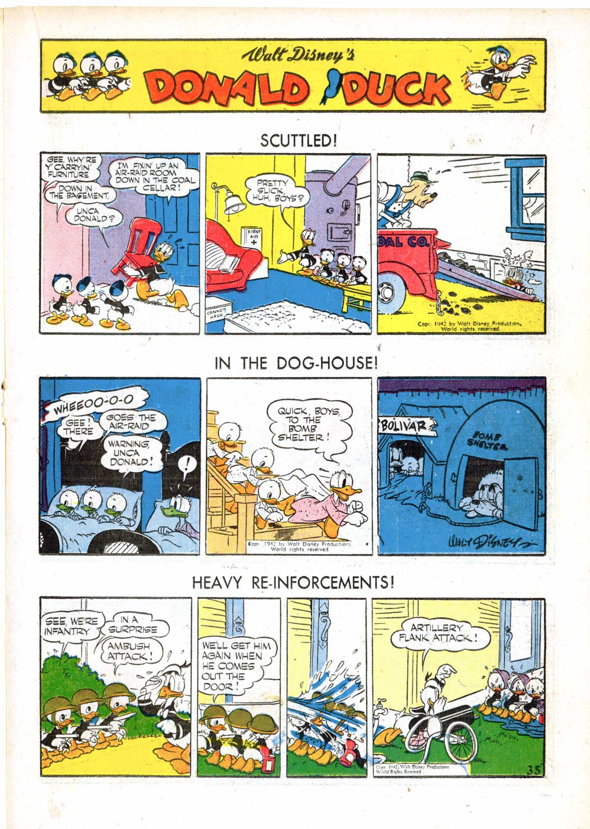 Read online Walt Disney's Comics and Stories comic -  Issue #33 - 37