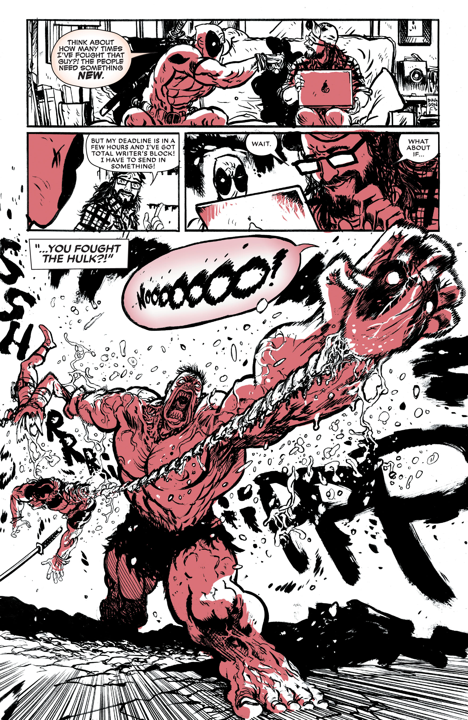 Read online Deadpool: Black, White & Blood comic -  Issue #2 - 23