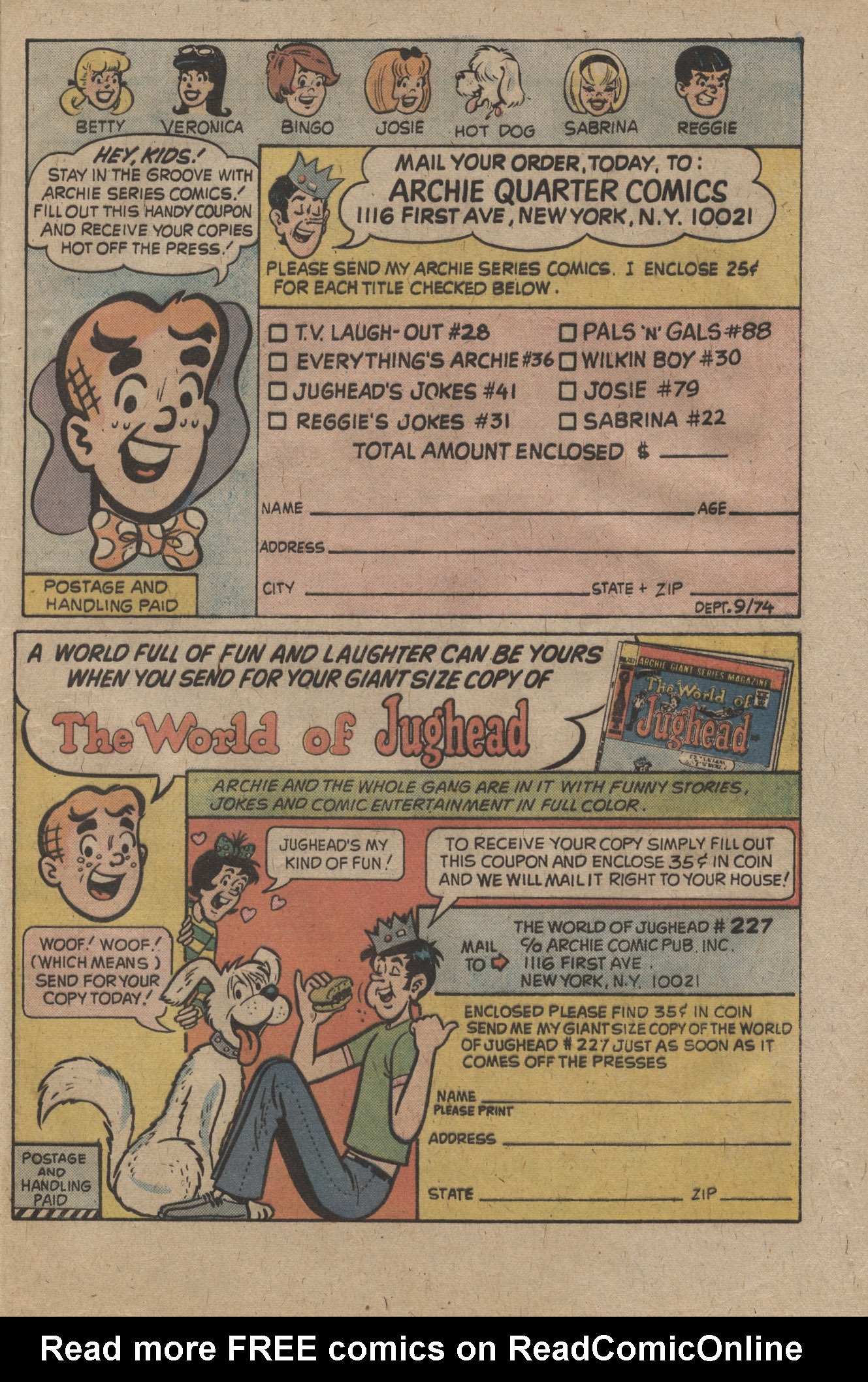 Read online Archie's Joke Book Magazine comic -  Issue #200 - 32