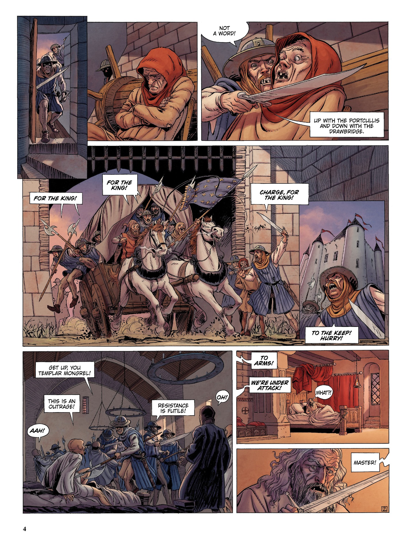 Read online The Last Templar comic -  Issue #2 - 4