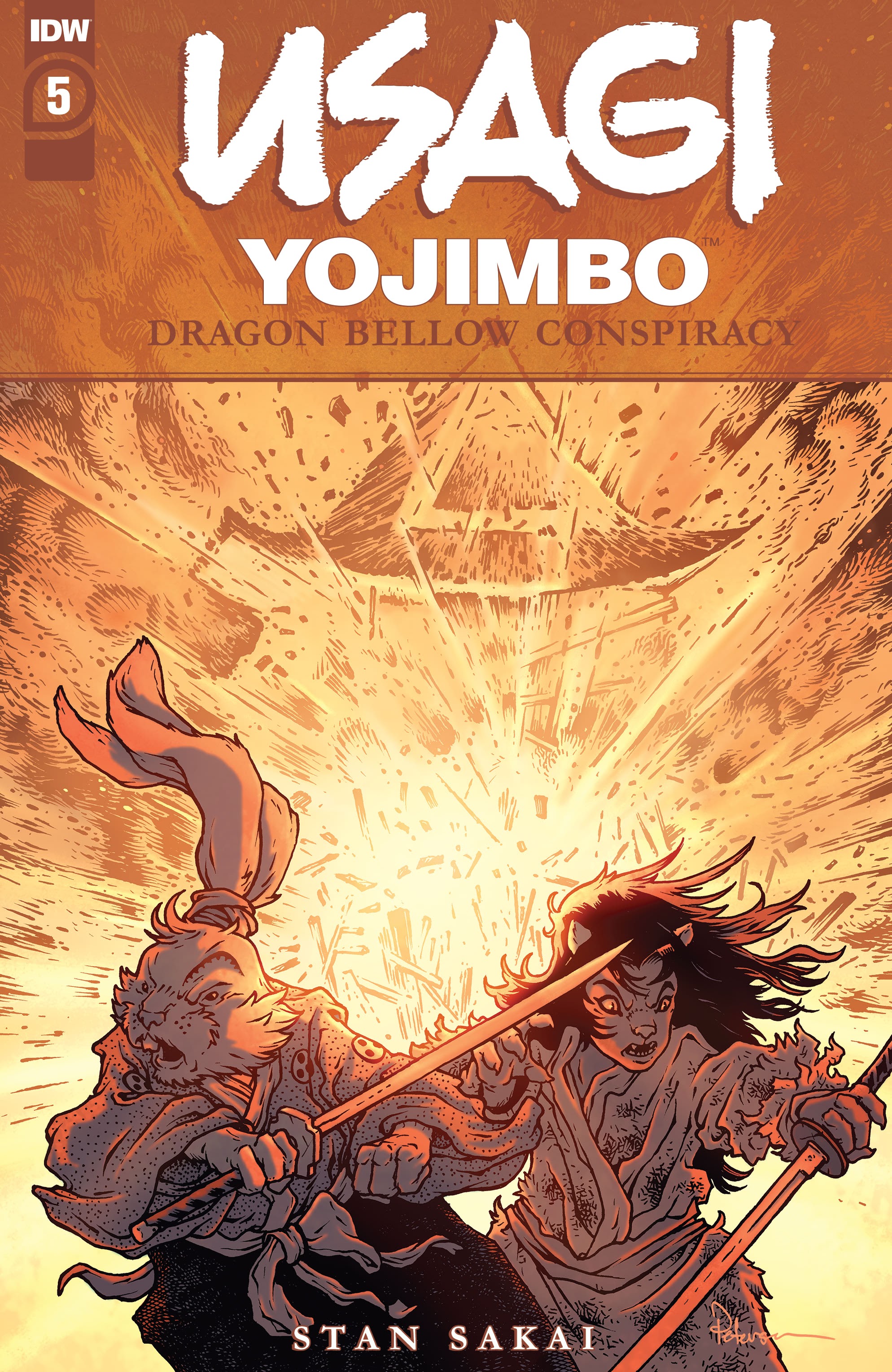 Read online Usagi Yojimbo: The Dragon Bellow Conspiracy comic -  Issue #5 - 1