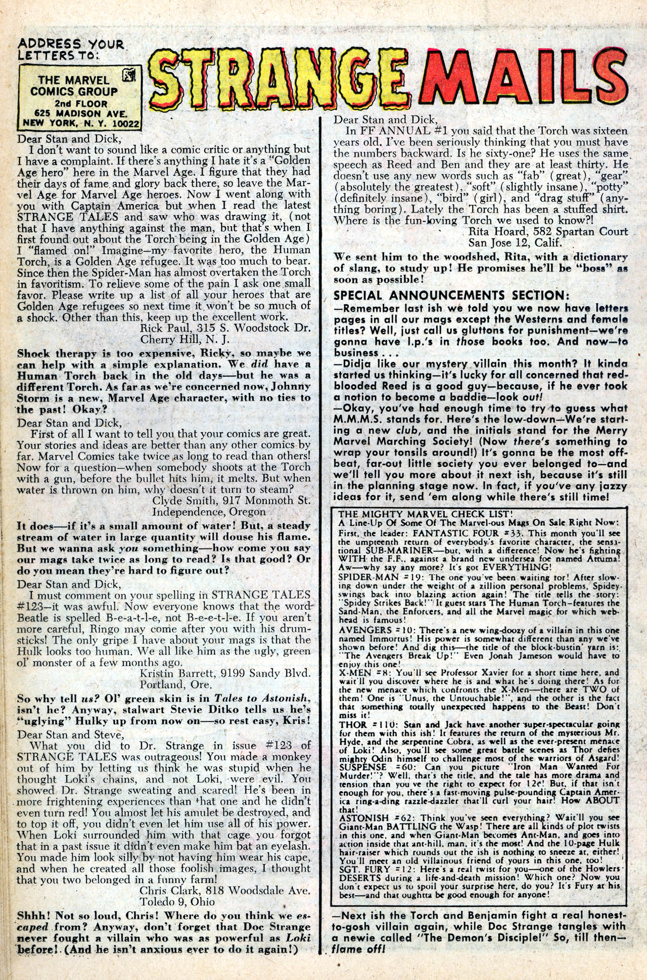 Read online Strange Tales (1951) comic -  Issue #127 - 18