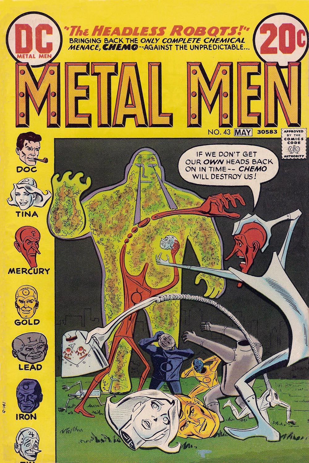 Metal Men (1963) Issue #43 #43 - English 1