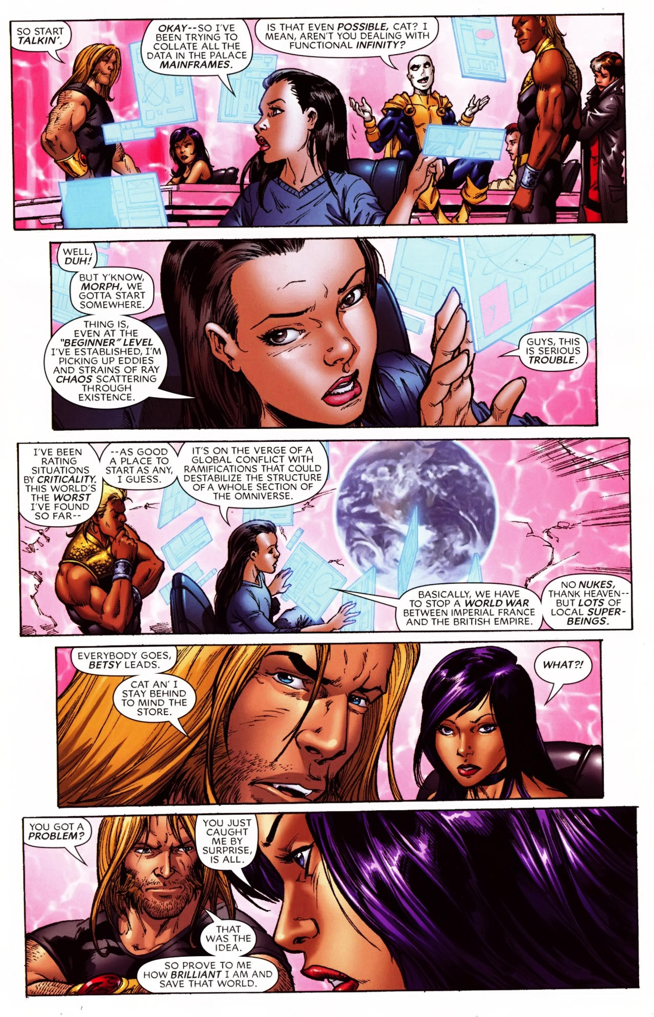 Read online New Exiles comic -  Issue #7 - 11