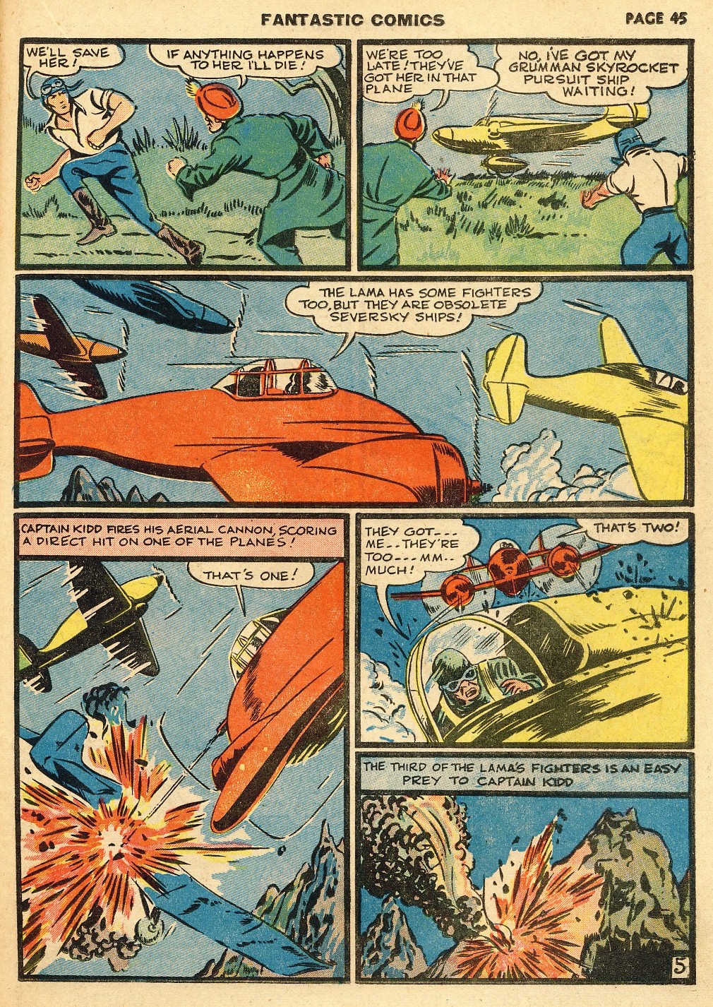 Read online Fantastic Comics comic -  Issue #10 - 46