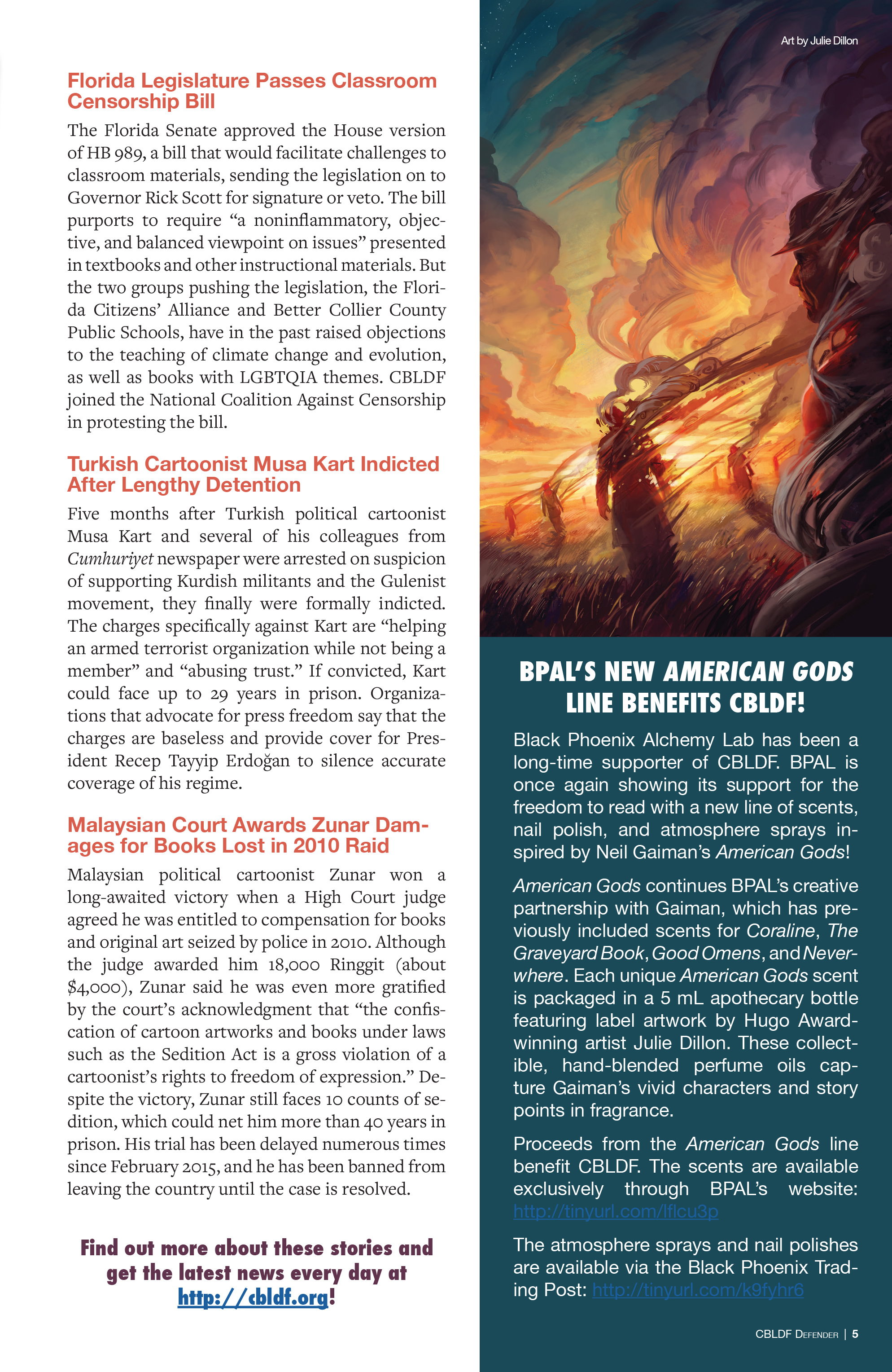 Read online CBLDF Defender Vol. 2 comic -  Issue #2 - 5