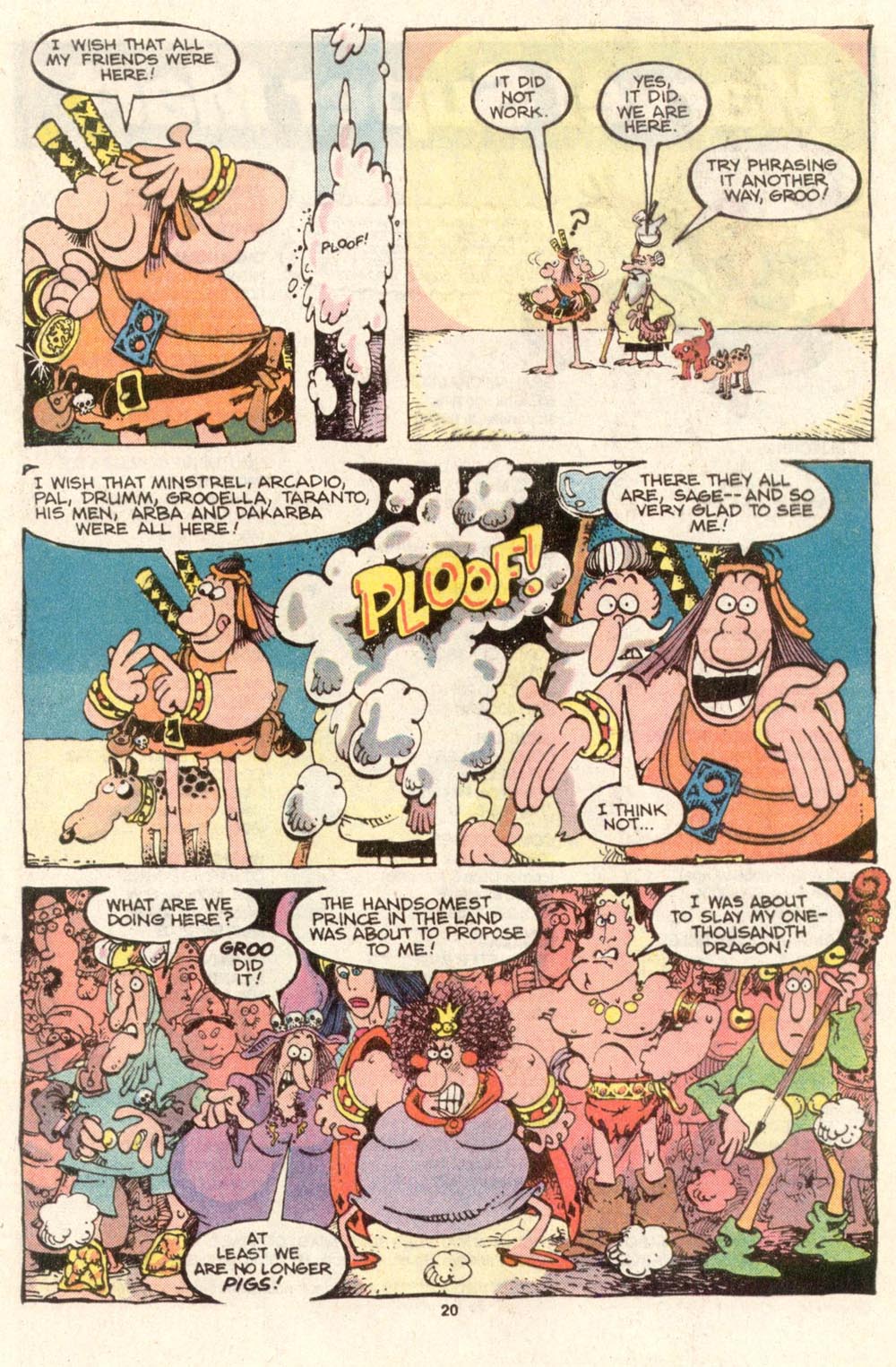 Read online Sergio Aragonés Groo the Wanderer comic -  Issue #35 - 22