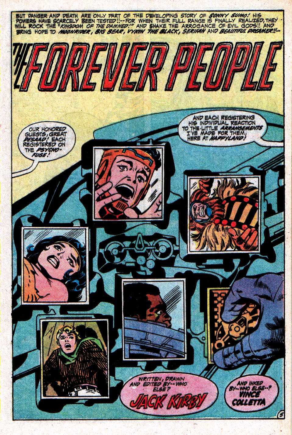 Read online Forever People (1971) comic -  Issue #5 - 6