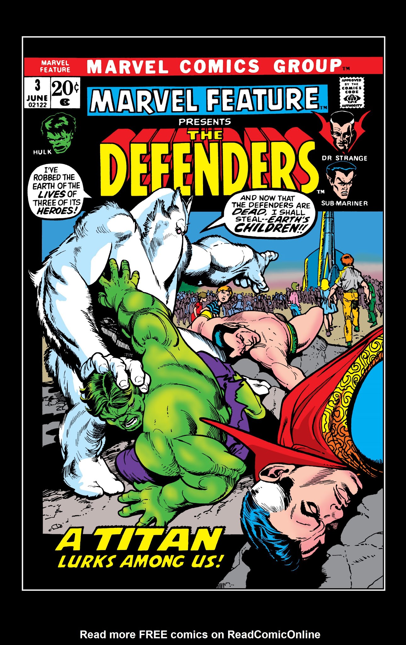 Read online Marvel Masterworks: The Defenders comic -  Issue # TPB 1 (Part 1) - 96