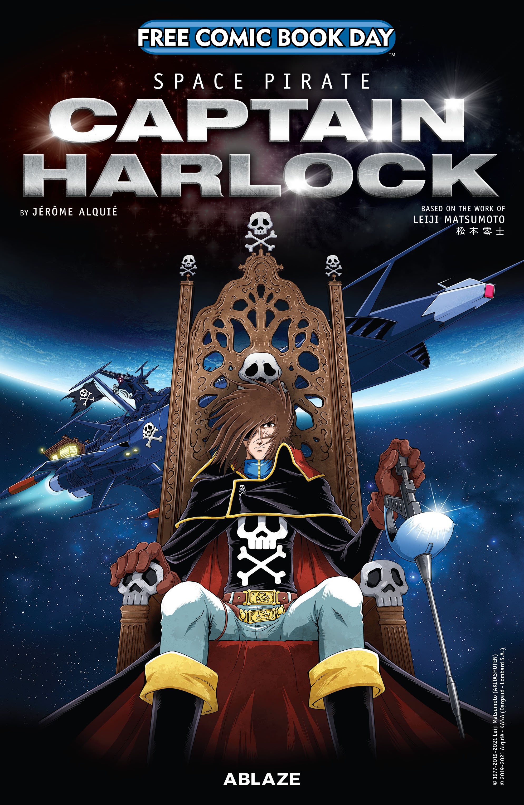 Read online Free Comic Book Day 2021 comic -  Issue # Space Pirate Captain Harlock - 1
