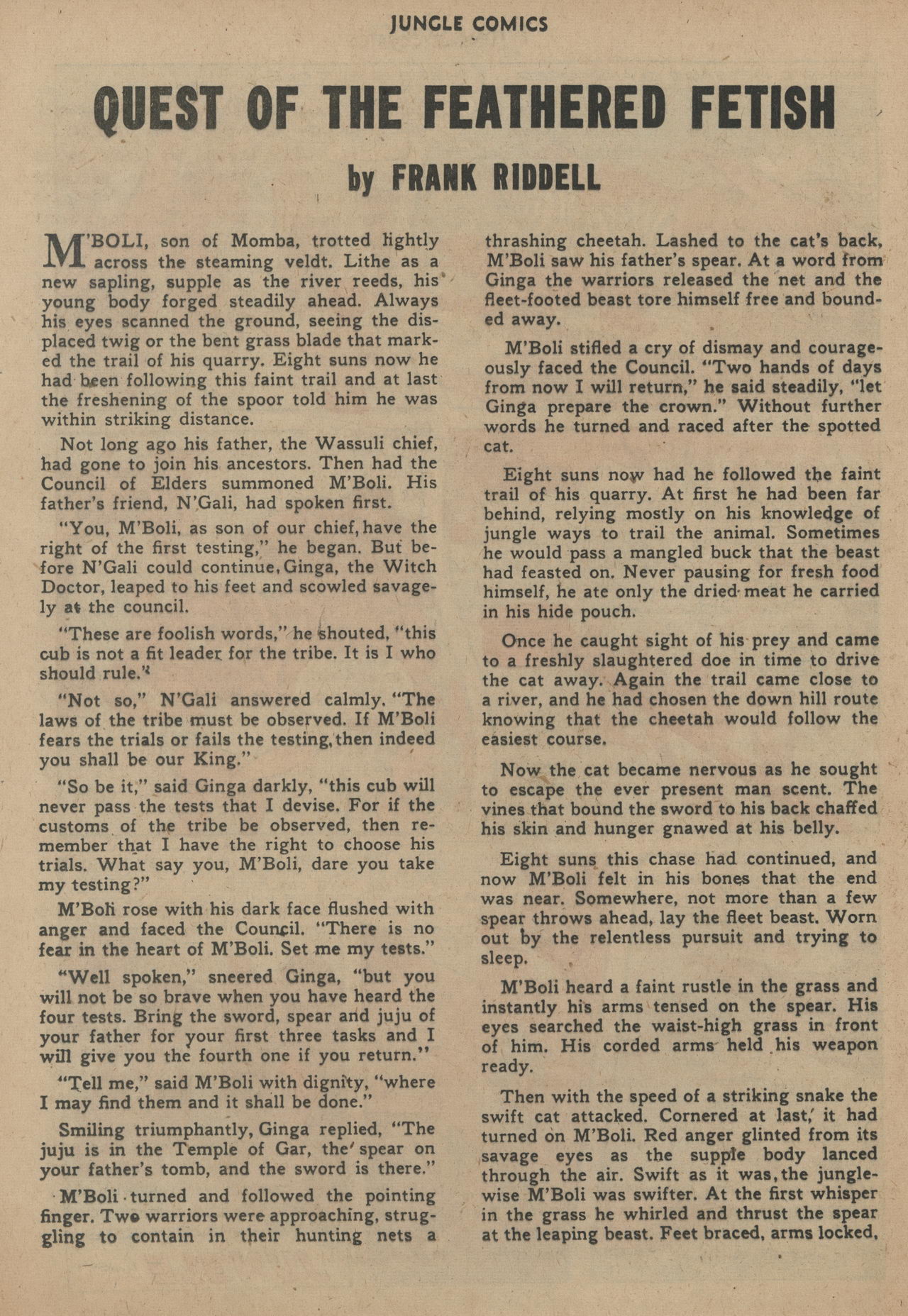Read online Jungle Comics comic -  Issue #81 - 34