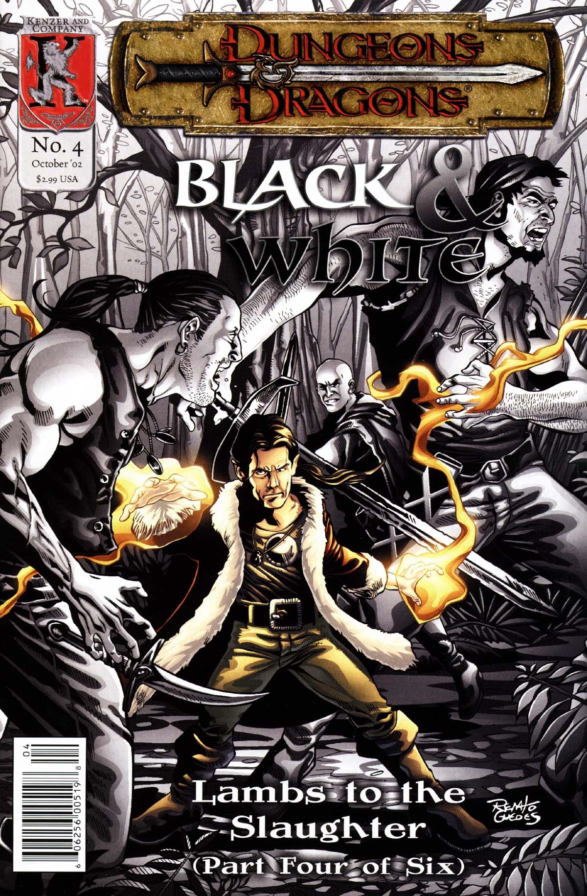 Read online Dungeons & Dragons: Black & White comic -  Issue #4 - 1