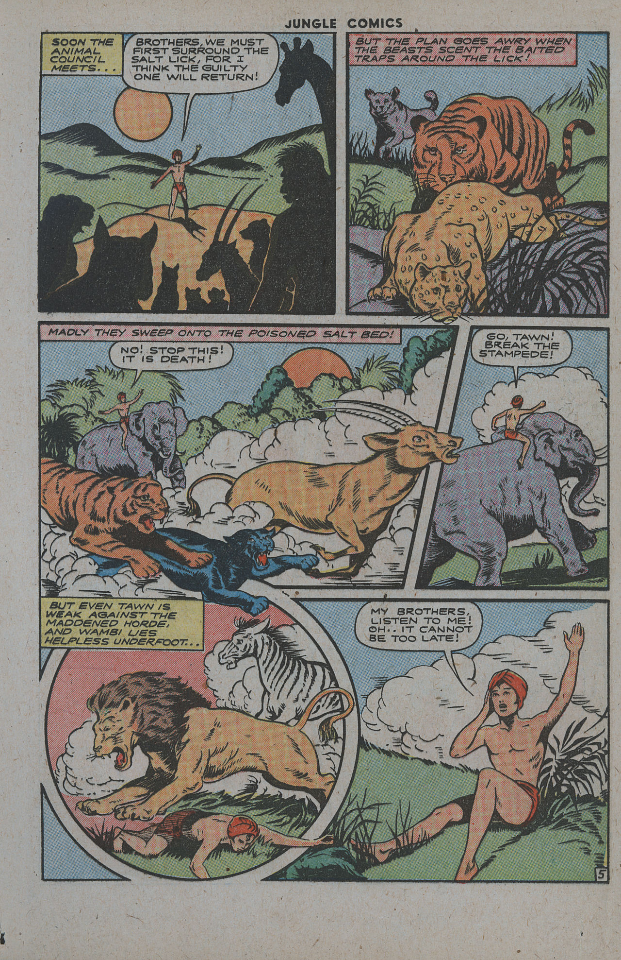 Read online Jungle Comics comic -  Issue #64 - 19