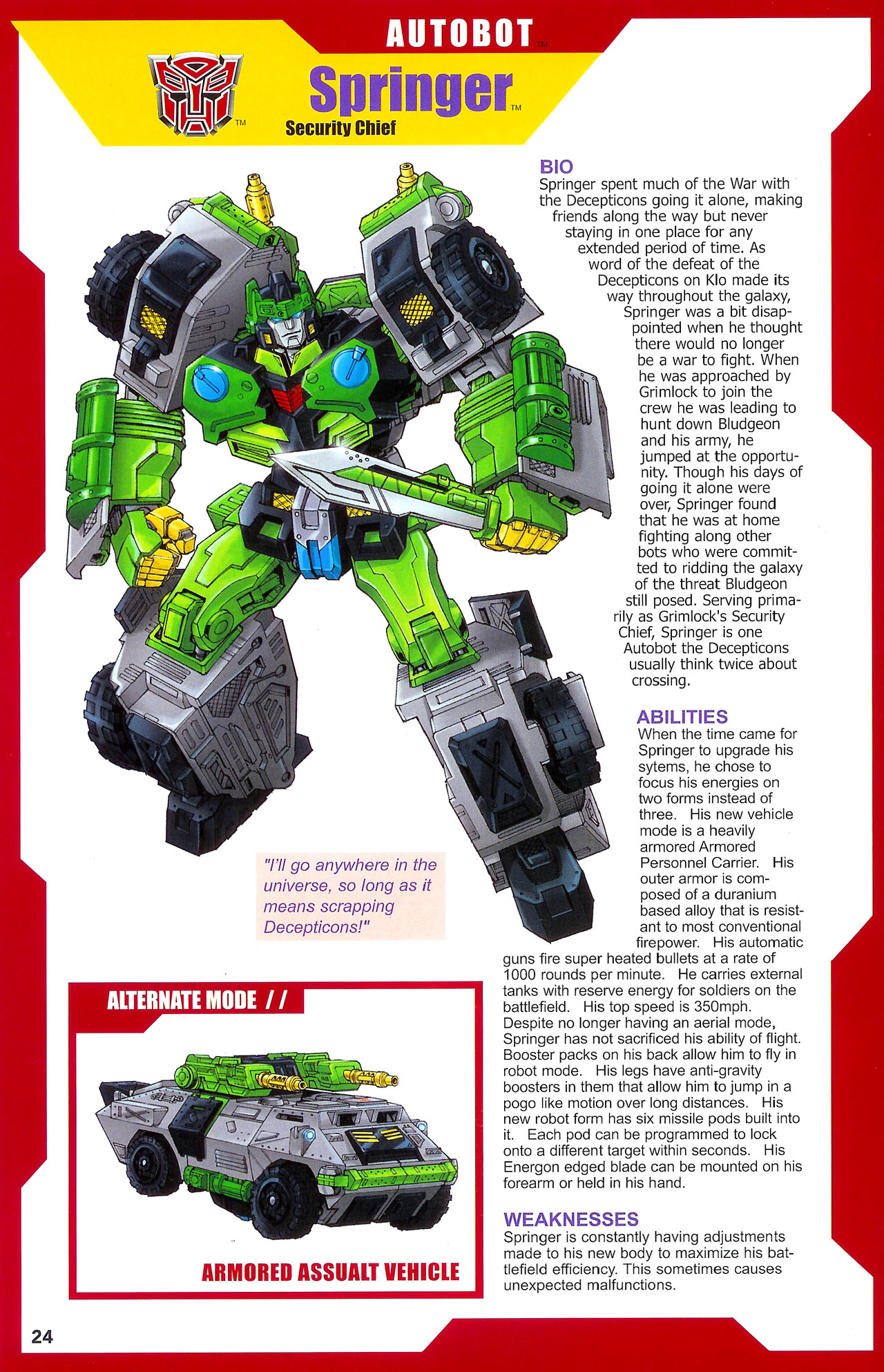 Read online Transformers: Timelines comic -  Issue #2 - 25