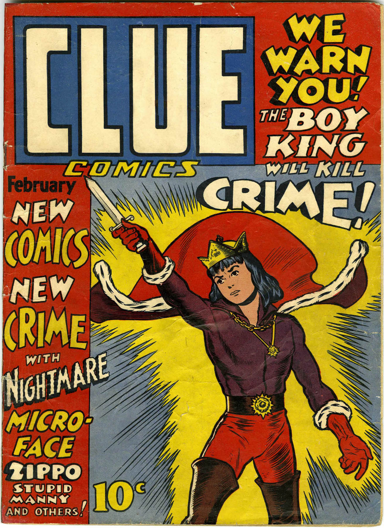 Read online Clue Comics comic -  Issue #2 - 1