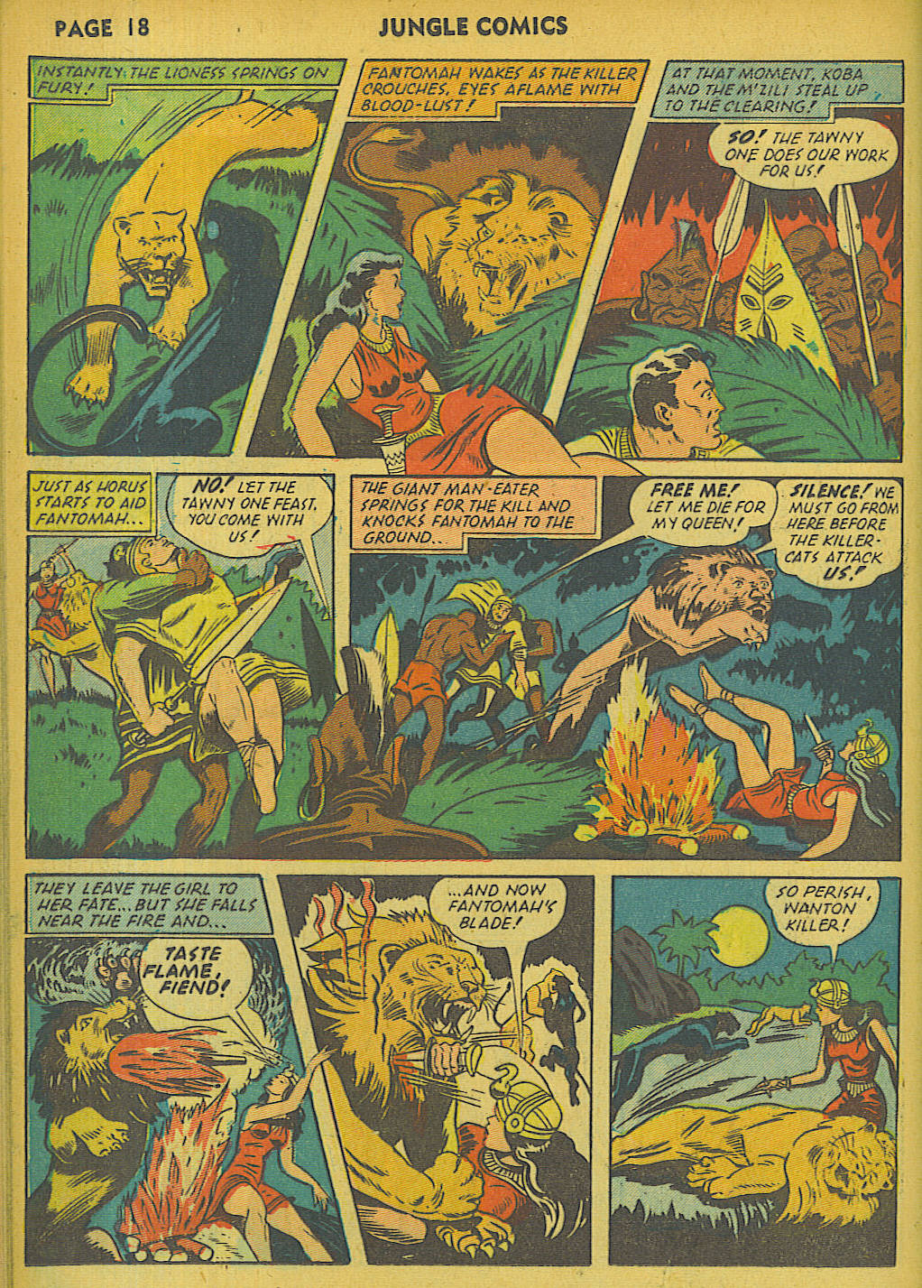 Read online Jungle Comics comic -  Issue #30 - 22