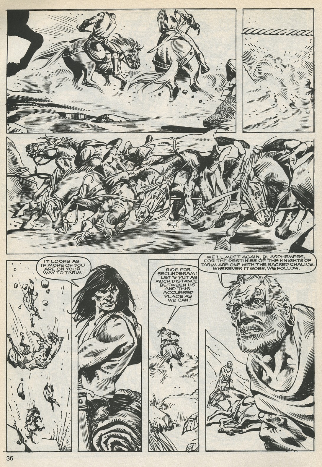 Read online The Savage Sword Of Conan comic -  Issue #127 - 36
