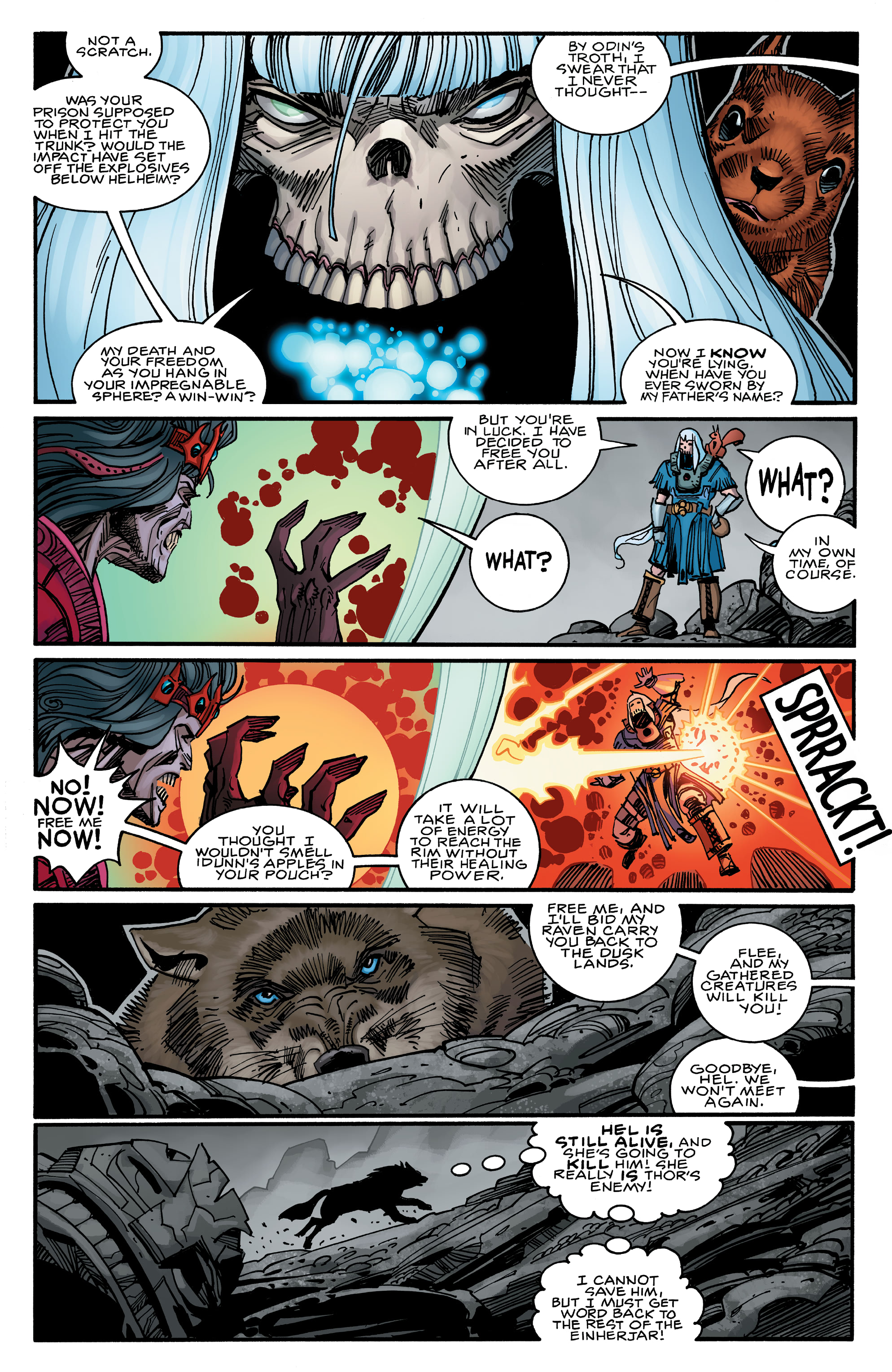 Read online Ragnarok: The Breaking of Helheim comic -  Issue #5 - 16