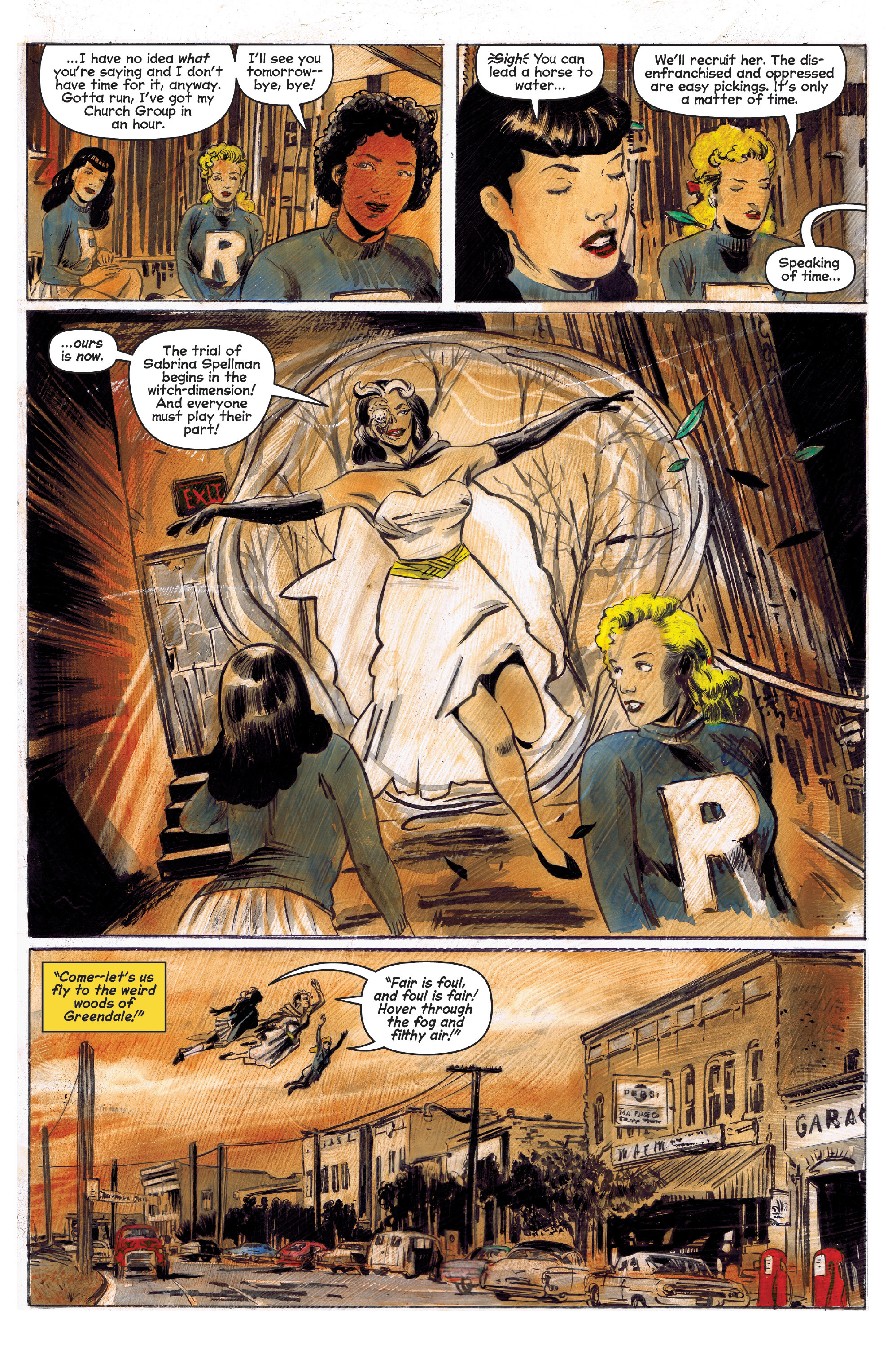 Read online Chilling Adventures of Sabrina comic -  Issue #5 - 7
