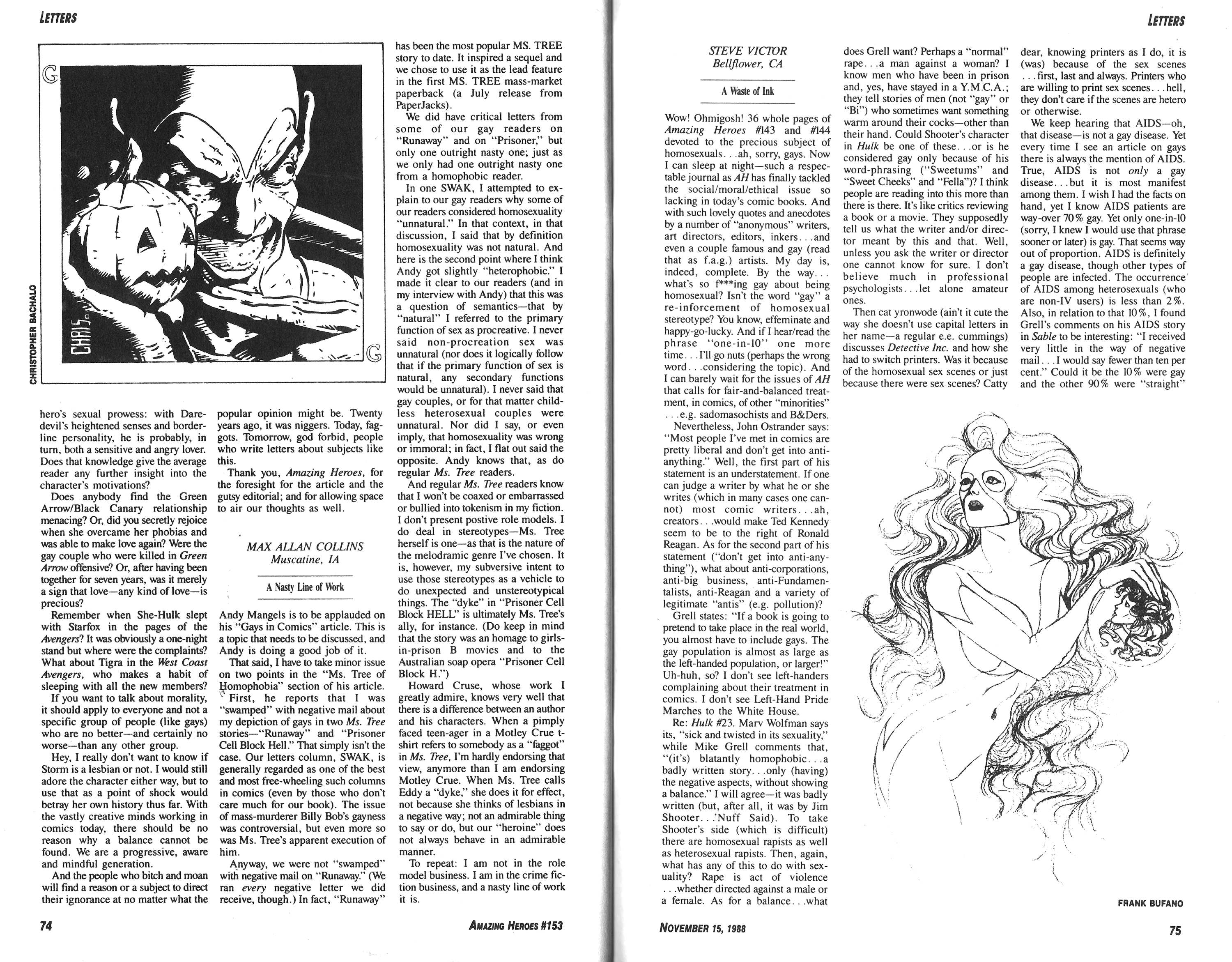 Read online Amazing Heroes comic -  Issue #153 - 38