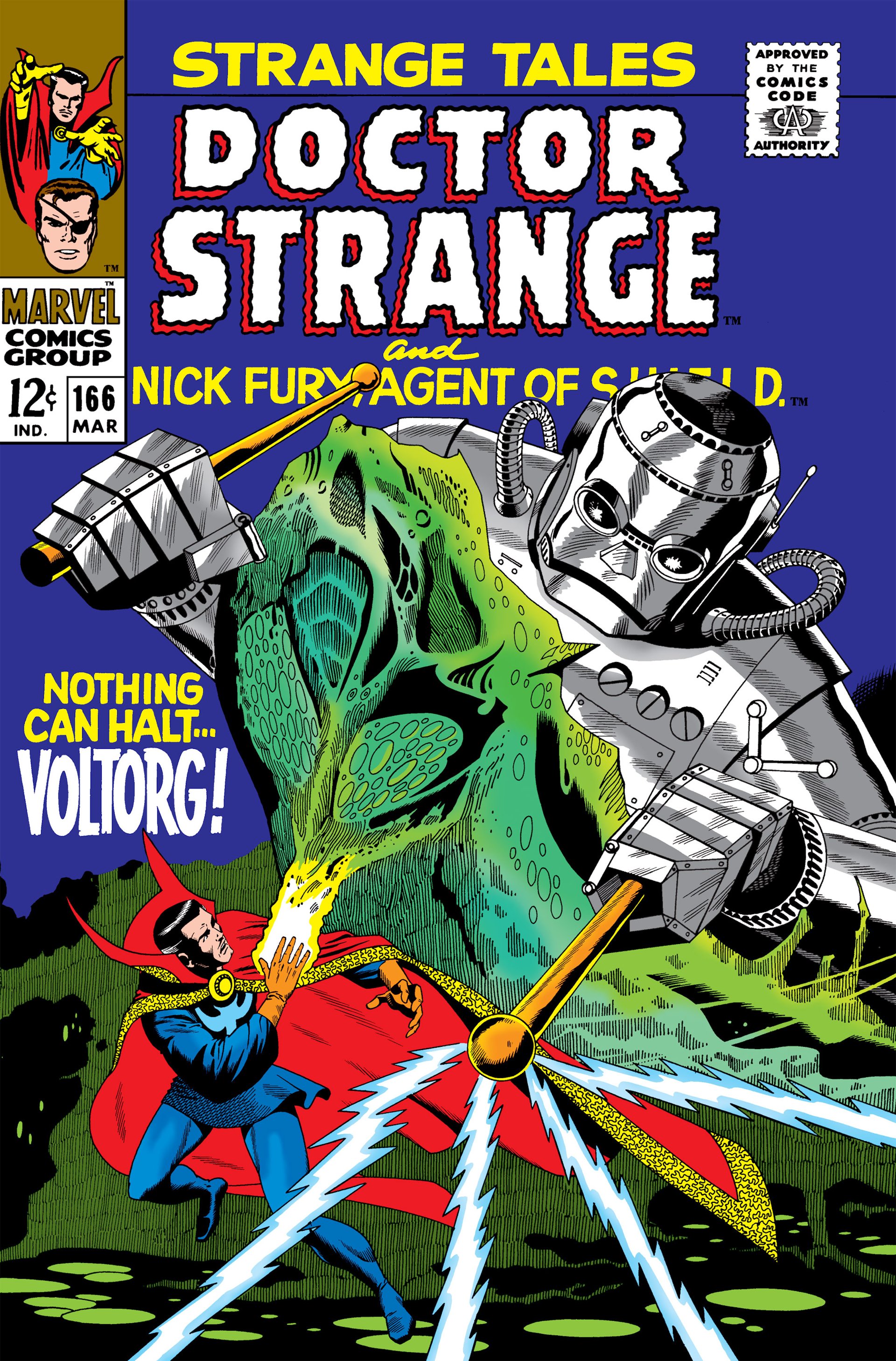 Read online Strange Tales (1951) comic -  Issue #166 - 1