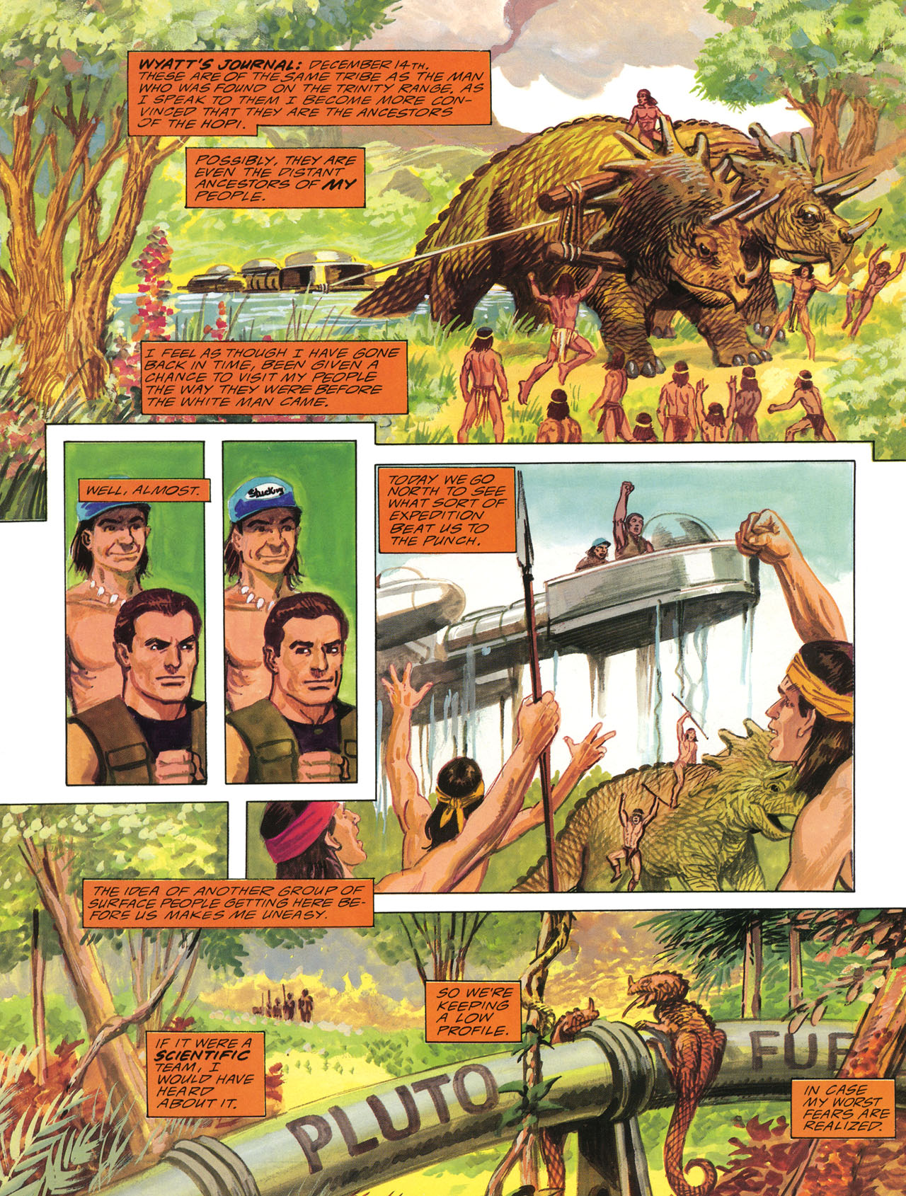 Read online Marvel Graphic Novel comic -  Issue #62 - Ka-Zar - Guns of the Savage Land - 37