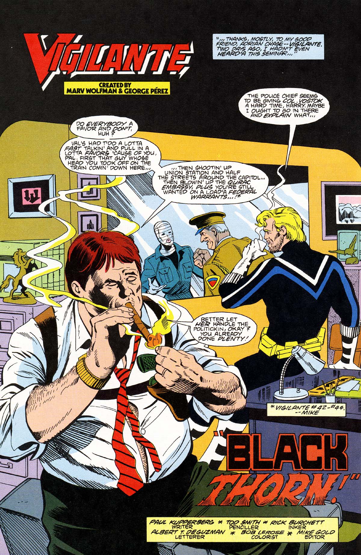 Read online Vigilante (1983) comic -  Issue #45 - 4