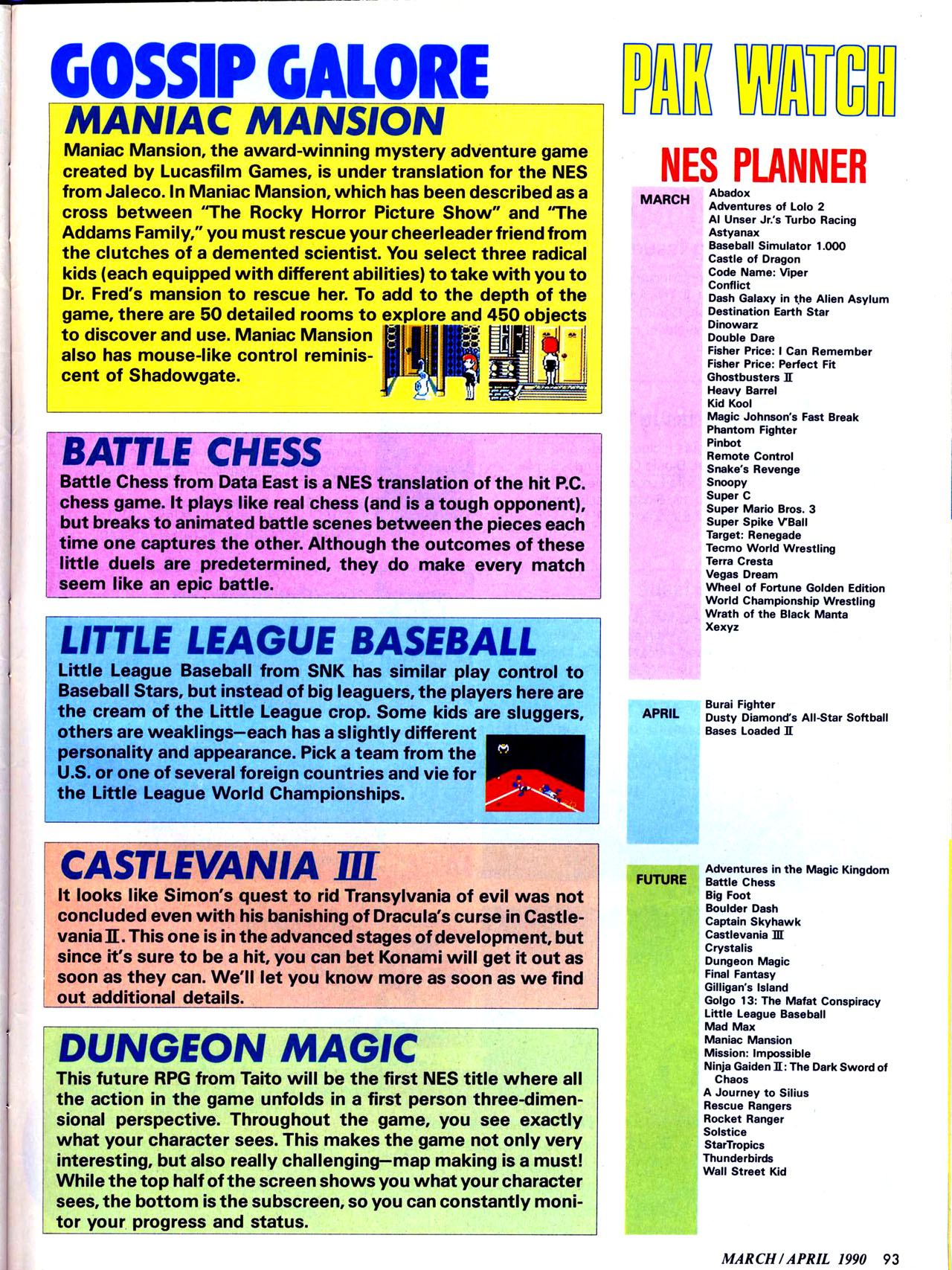 Read online Nintendo Power comic -  Issue #11 - 96