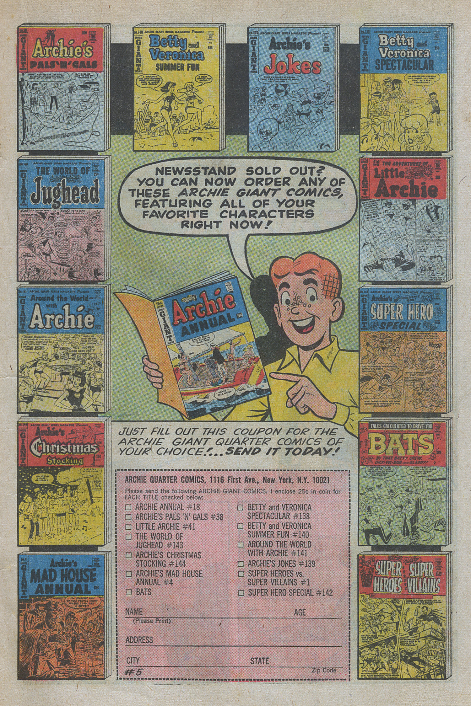 Read online Jughead (1965) comic -  Issue #142 - 19