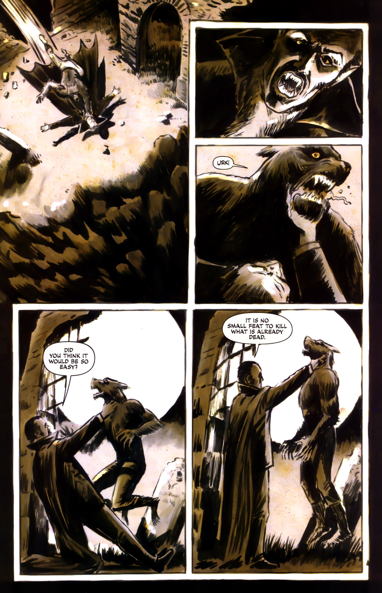 Read online Frank Frazetta's Dracula Meets the Wolfman comic -  Issue # Full - 16